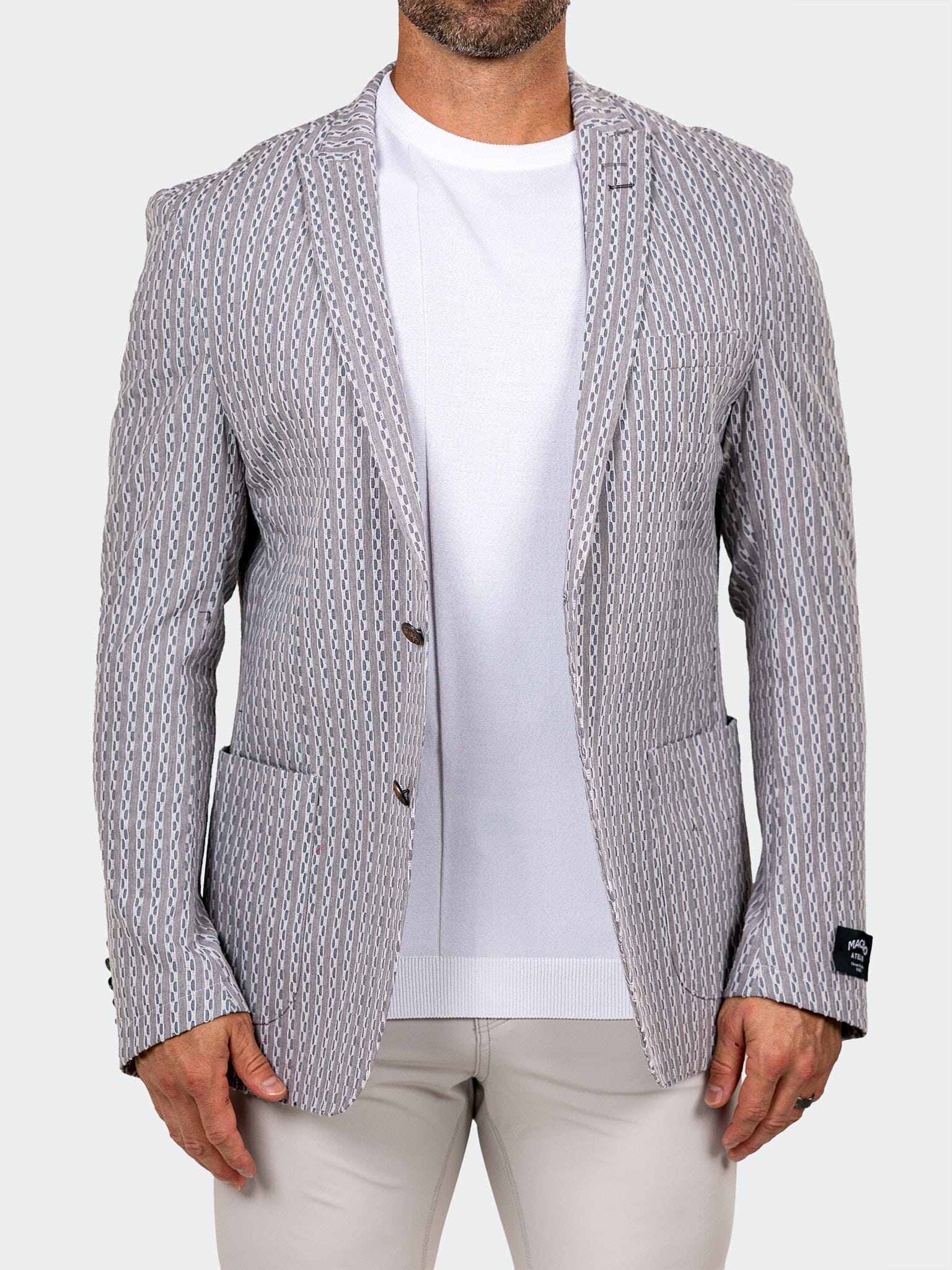 Blazer Uncostructed Marthyr032 Grey