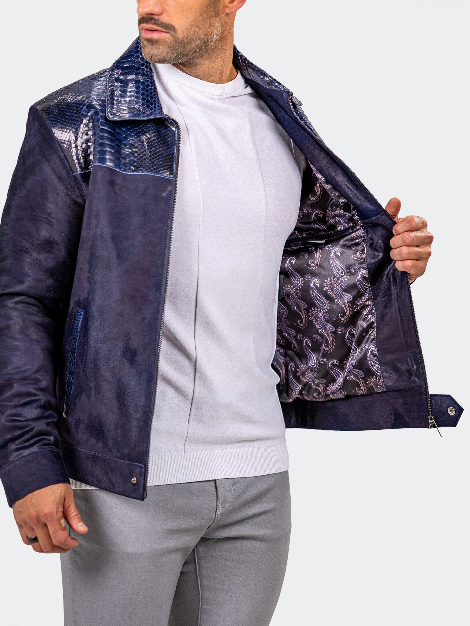 Marthyr Black Leather Jacket