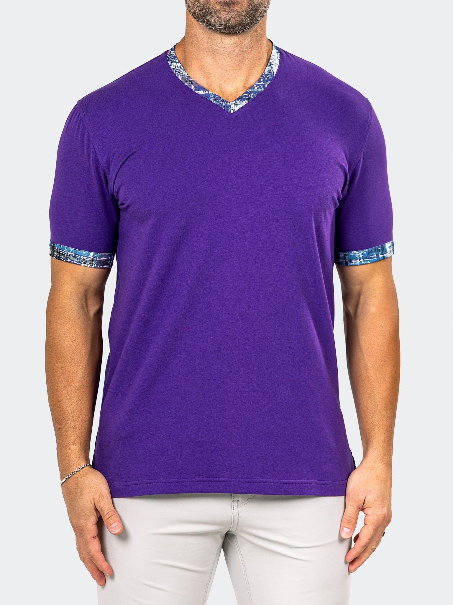 V-neck Edison Marthyr0006 Purple