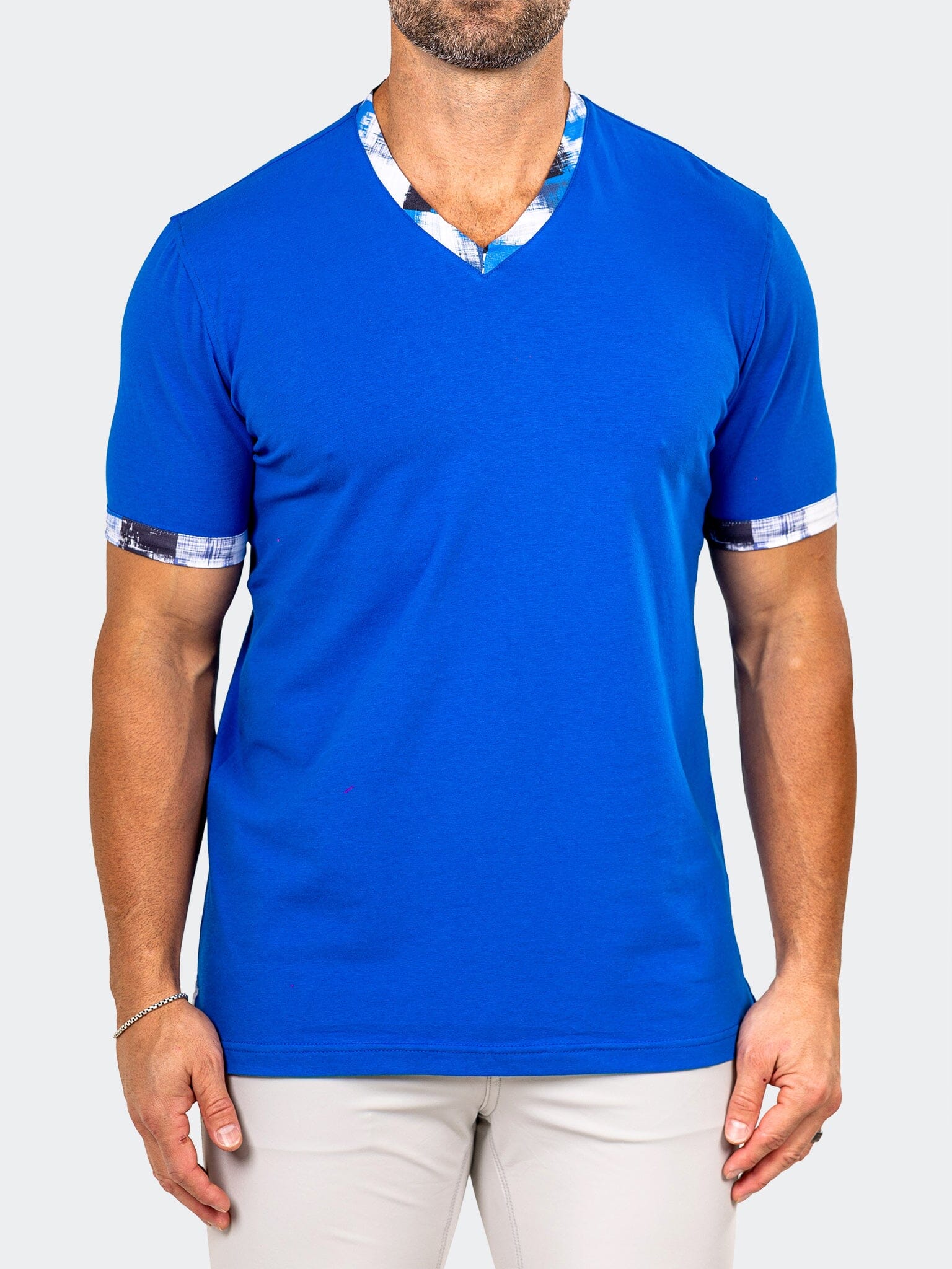 V-neck Edison Marthyr0009 Blue