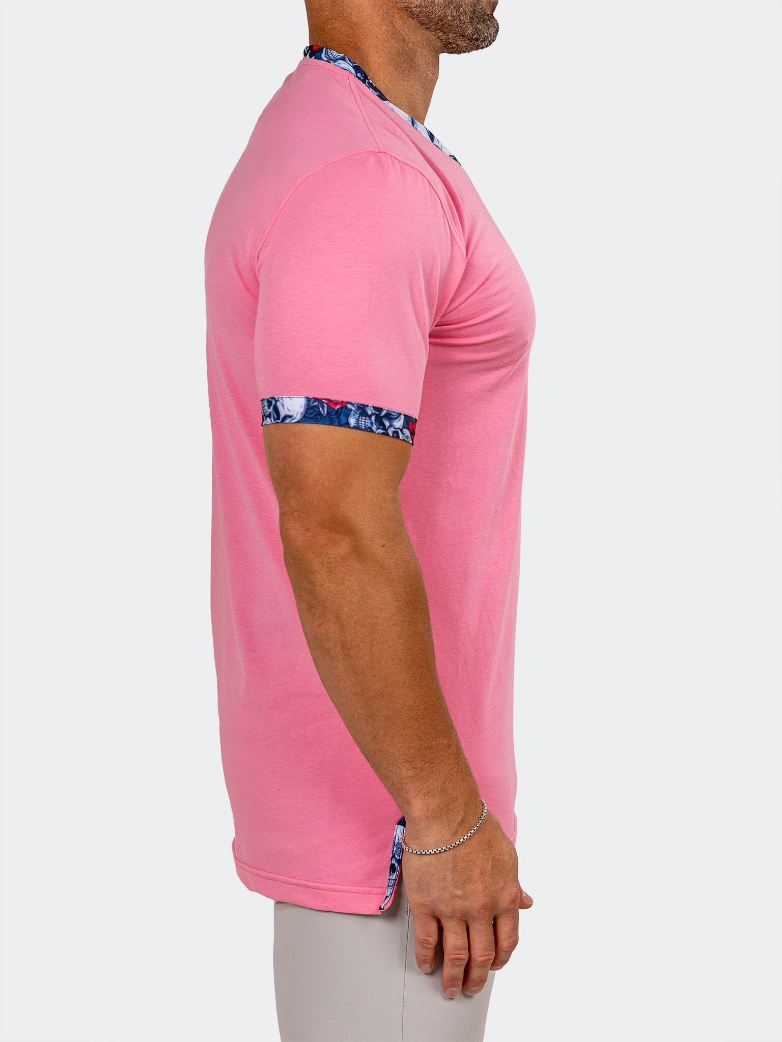 Edison Marthyr Pink V-Neck