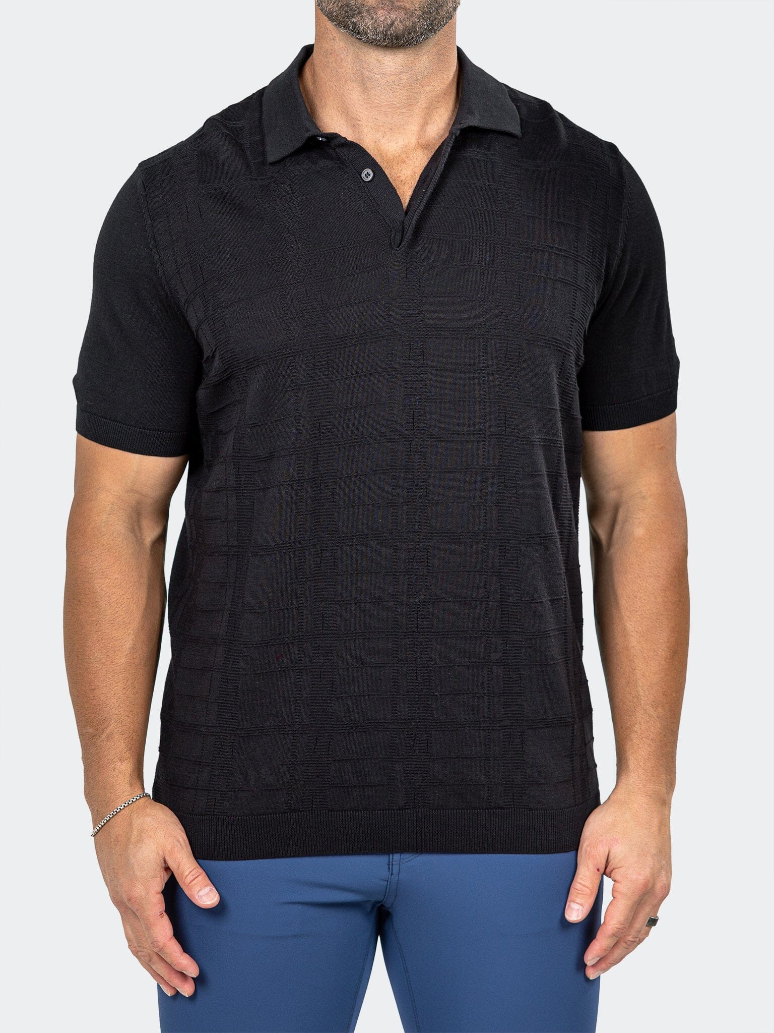 Polo KnittedMarthyr013 Black