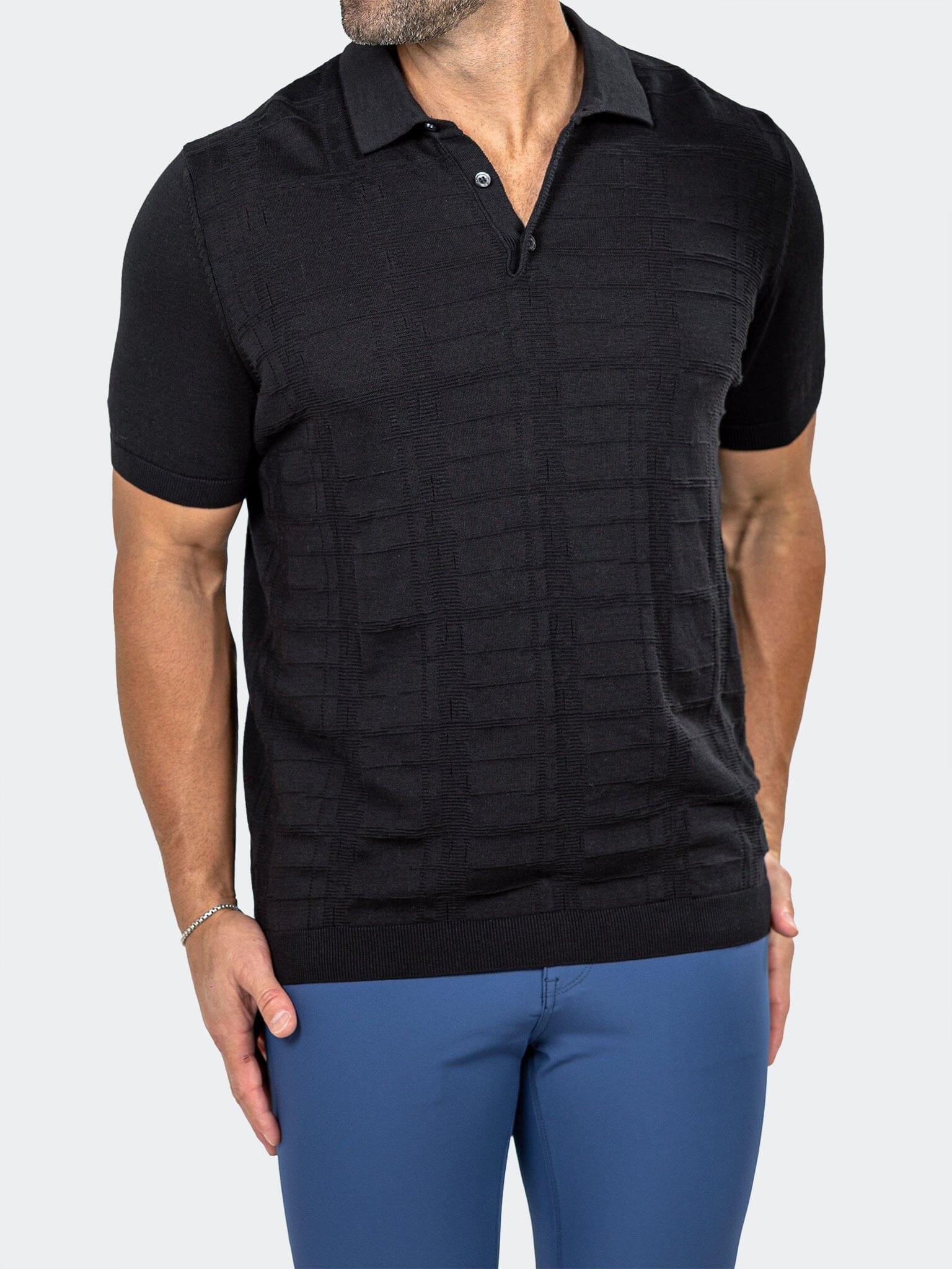 Polo KnittedMarthyr013 Black