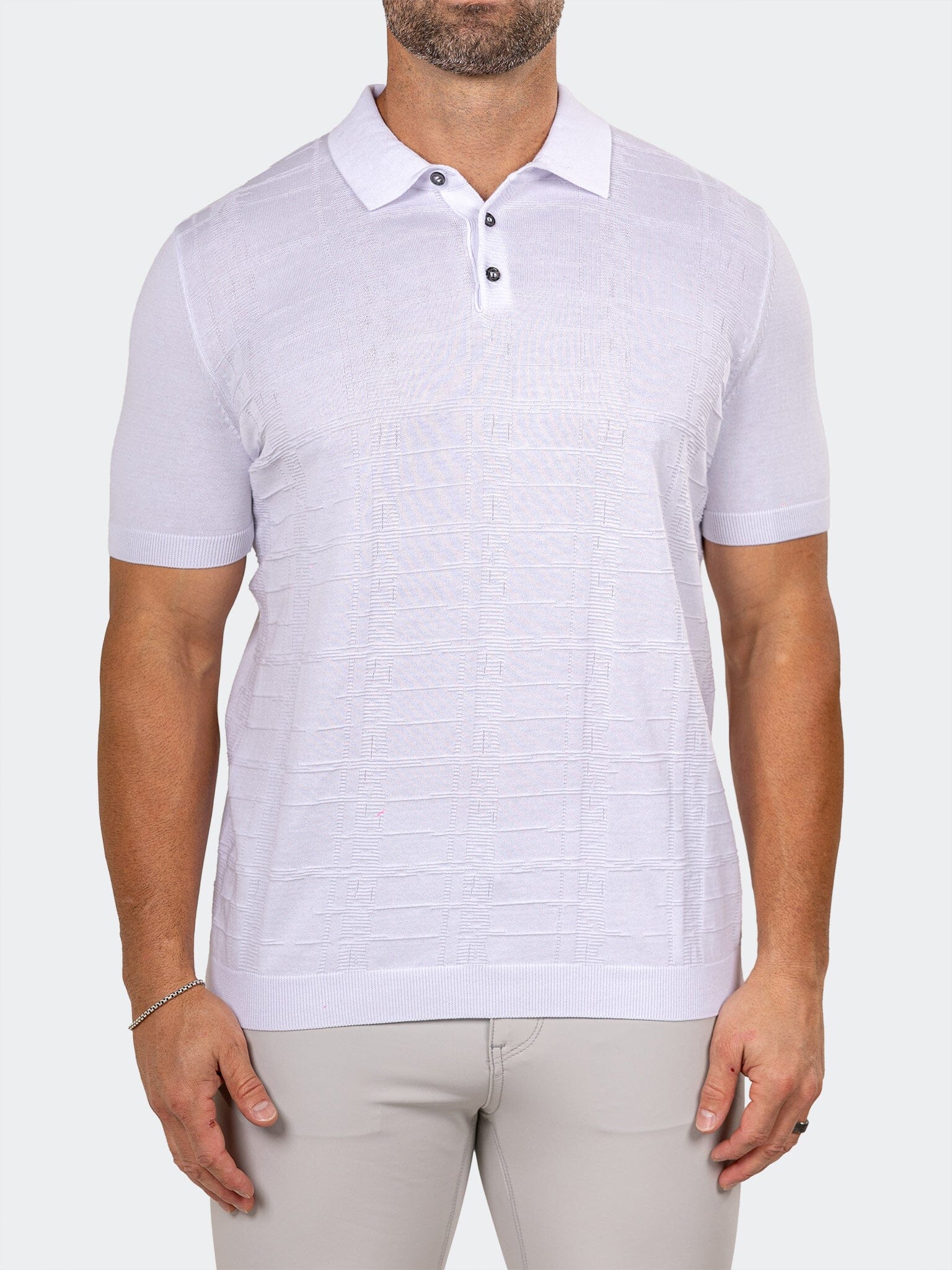 Polo KnittedMarthyr014 White