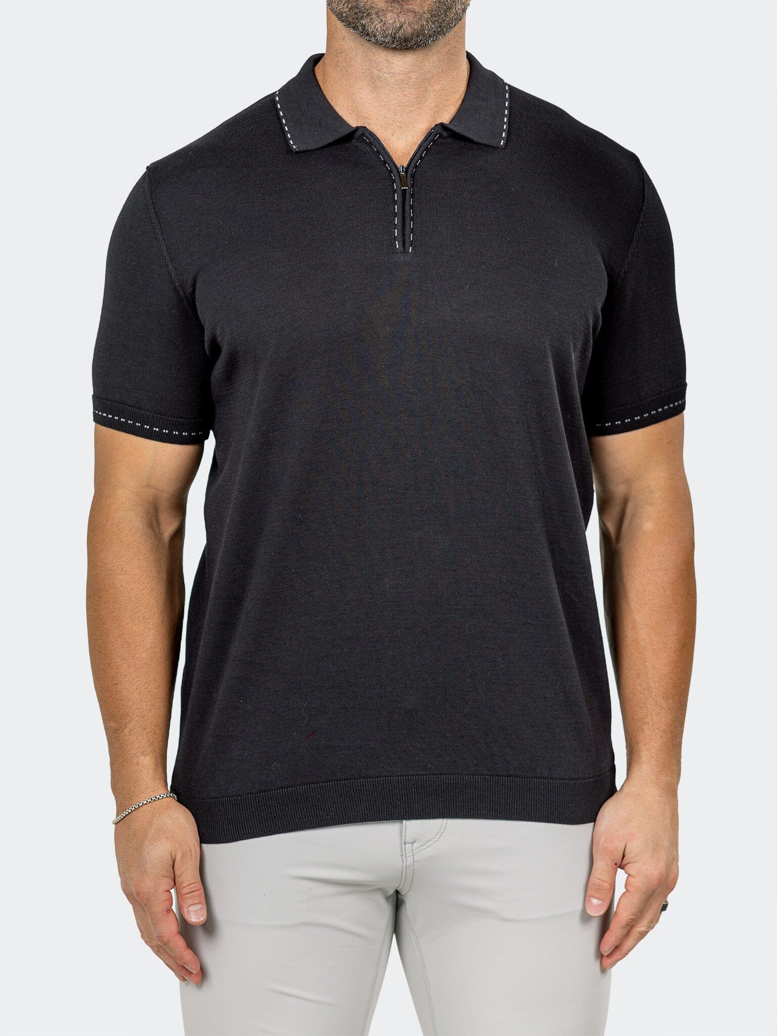 Polo KnittedMarthyr026 Black