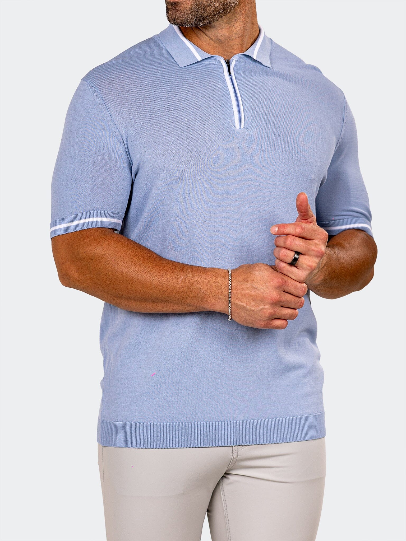 Polo KnittedMarthyr029 Blue