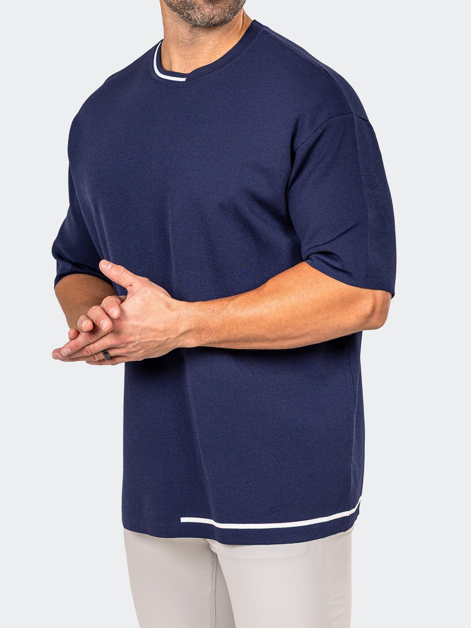 Polo KnittedMarthyr044 Blue