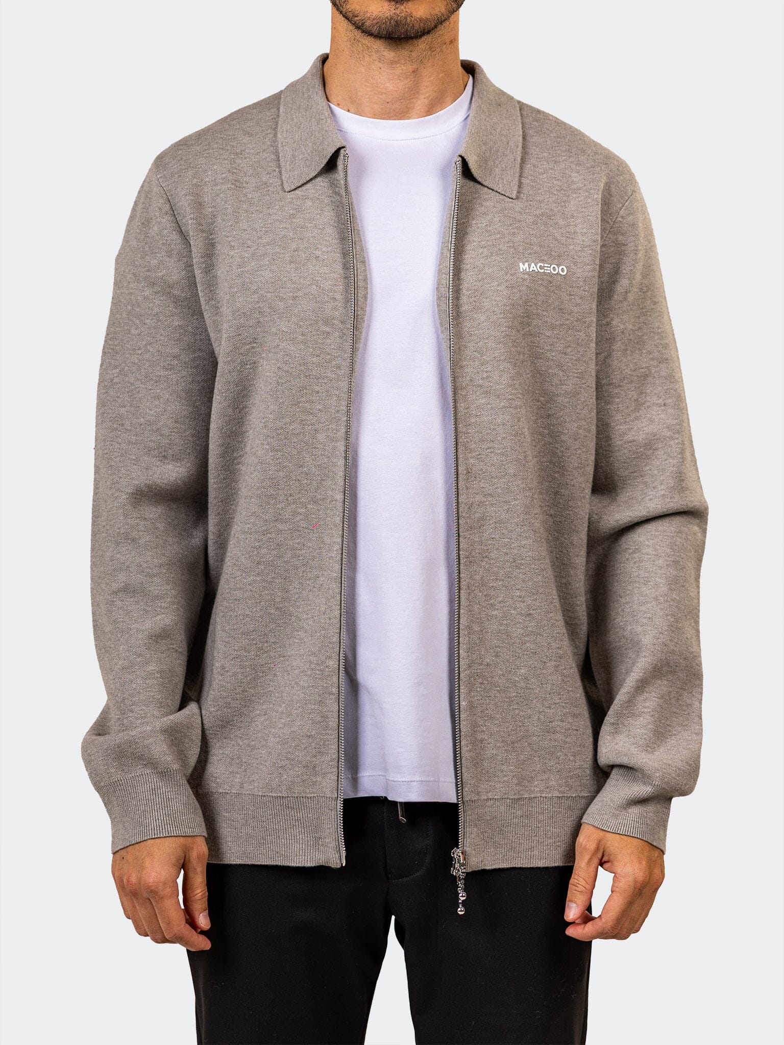 Sweater KnittedMarthyr0062 Grey
