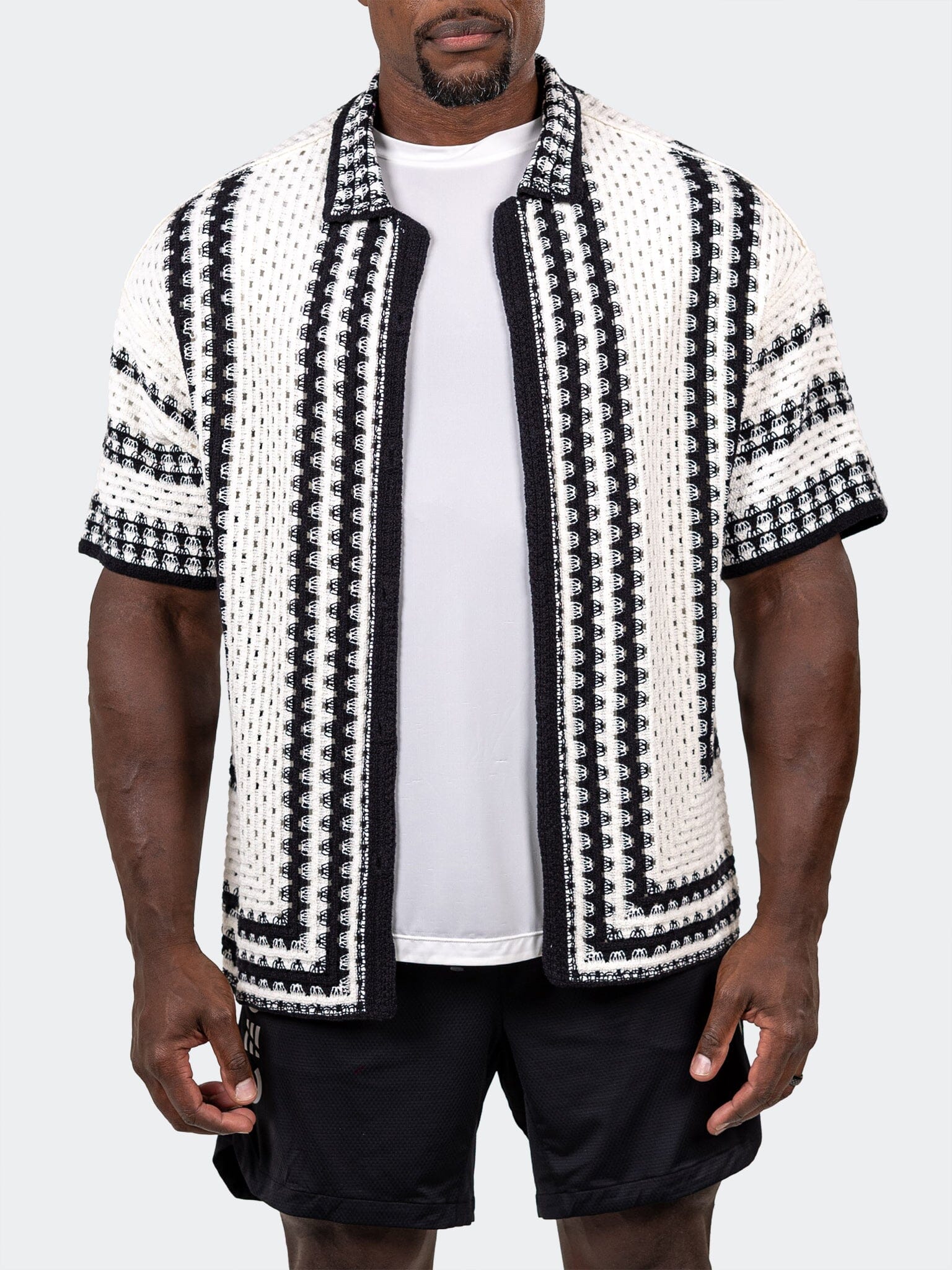 Marthyr Knit White Cardigan – Maceoo