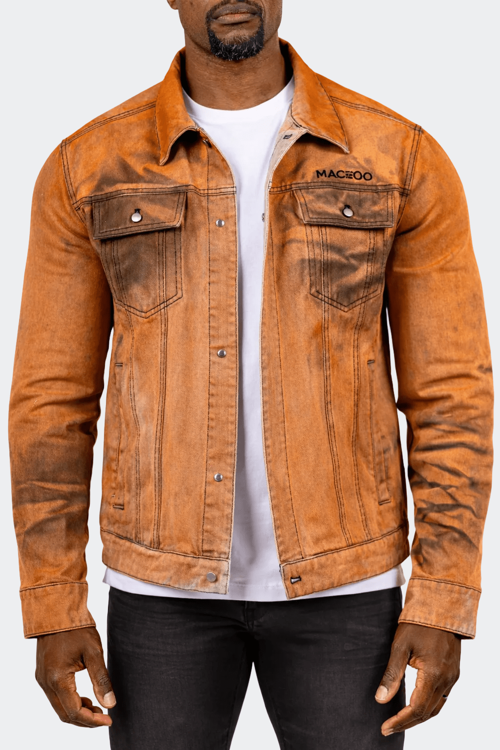 Denim JacketMarthyr018 Orange