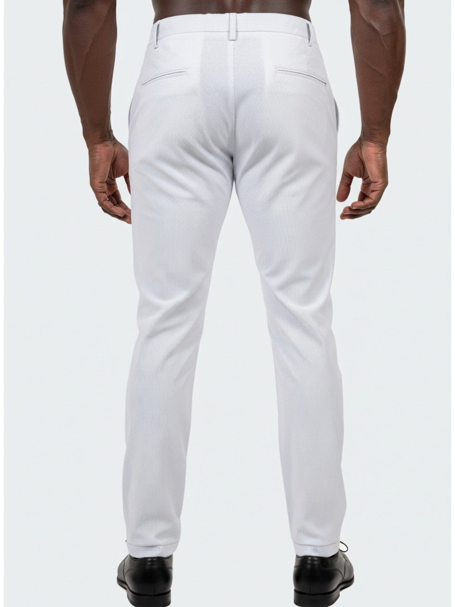Marthyr Light Grey Texture Pants