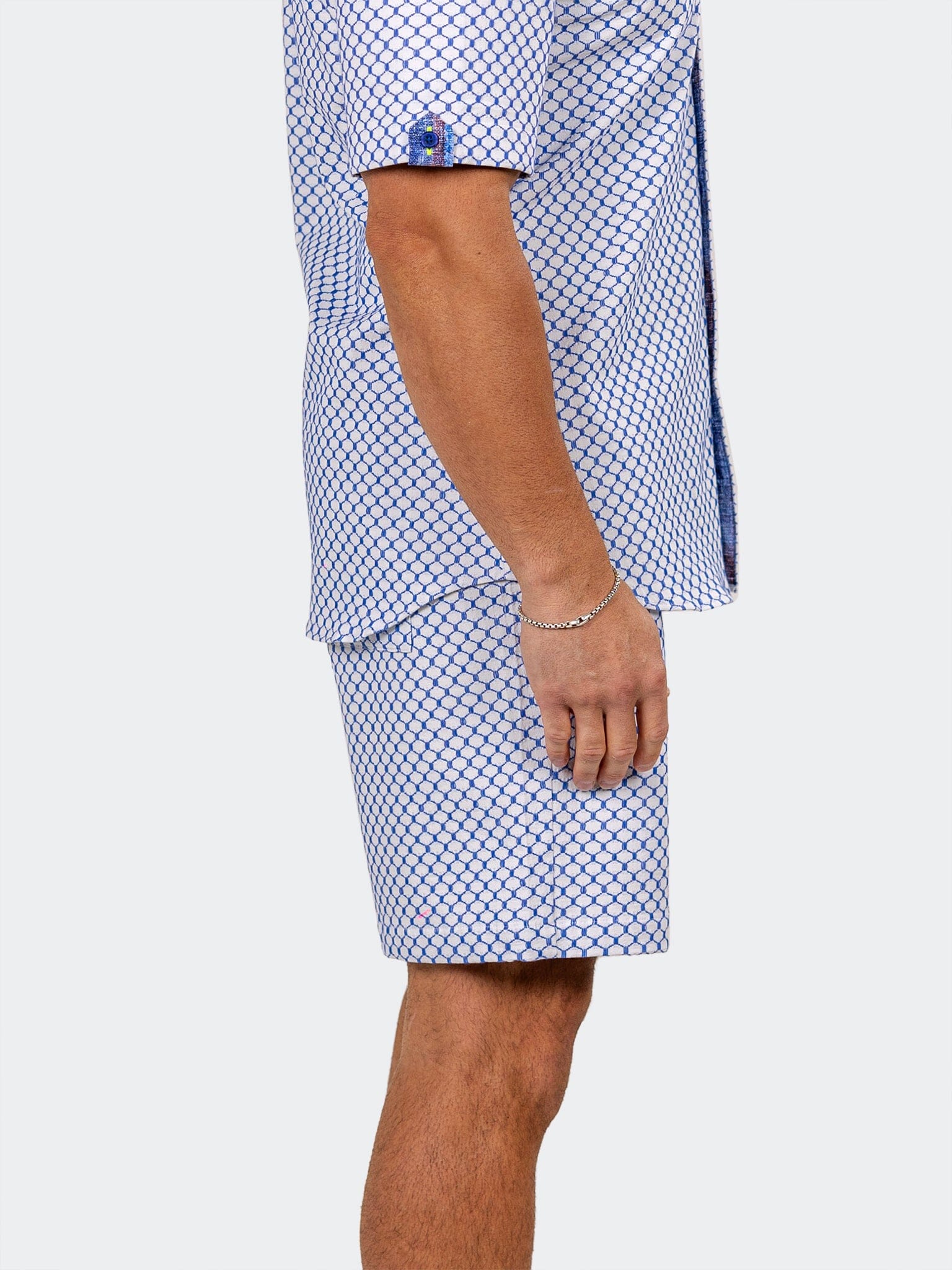 Marthyr Diamond Print Shorts