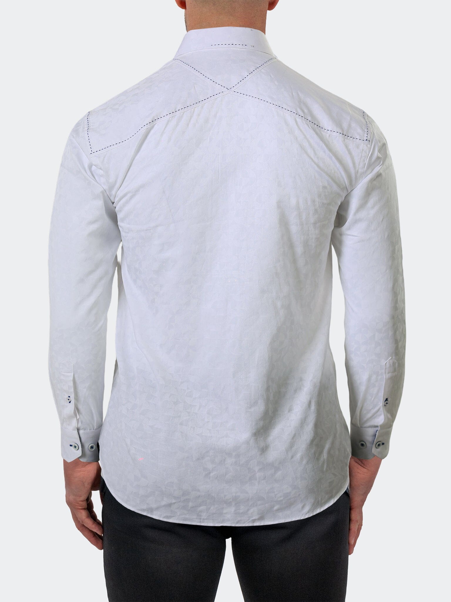 Punto Dress Shirt LS Woven Unknown0017 White