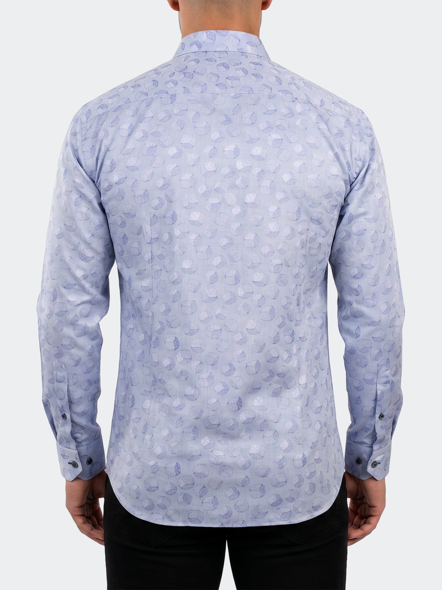 Fibonacci Dress Shirt LS Woven Unknown0046 Grey