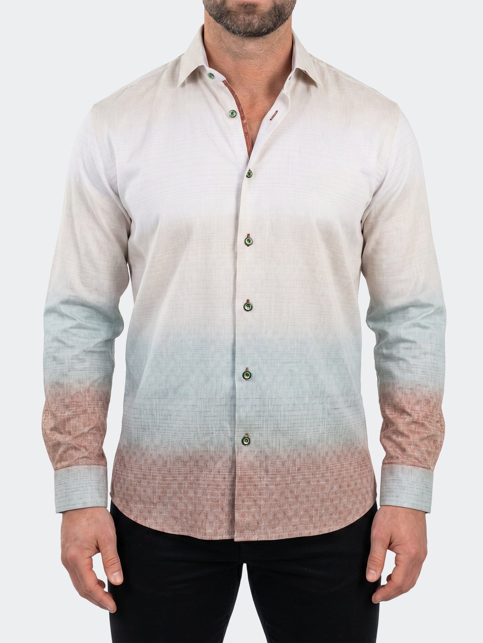 Fibonacci Dress Shirt LS Woven Unknown0067 Multi