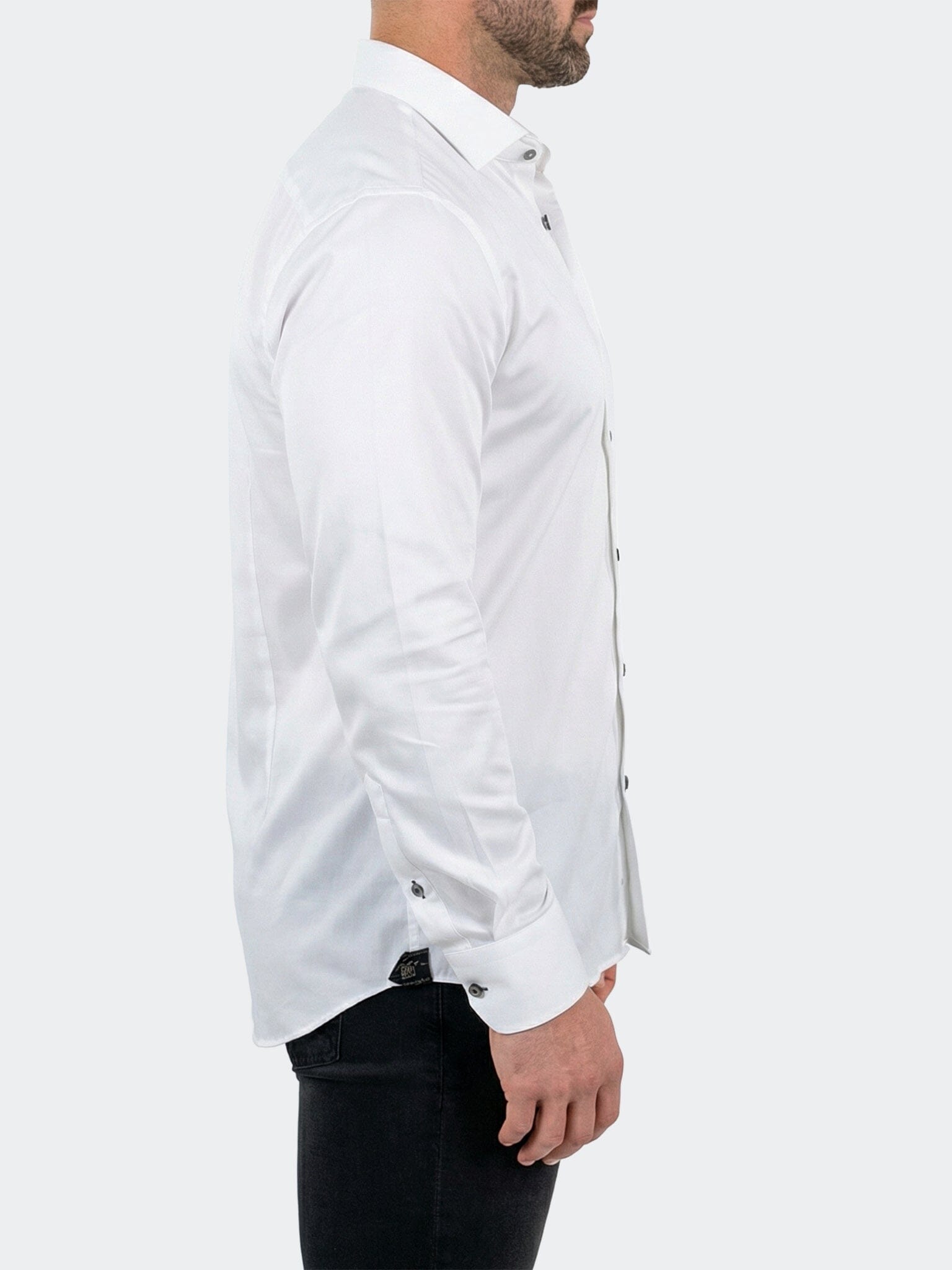 Fibonacci Dress Shirt LS Woven Unknown0075 White