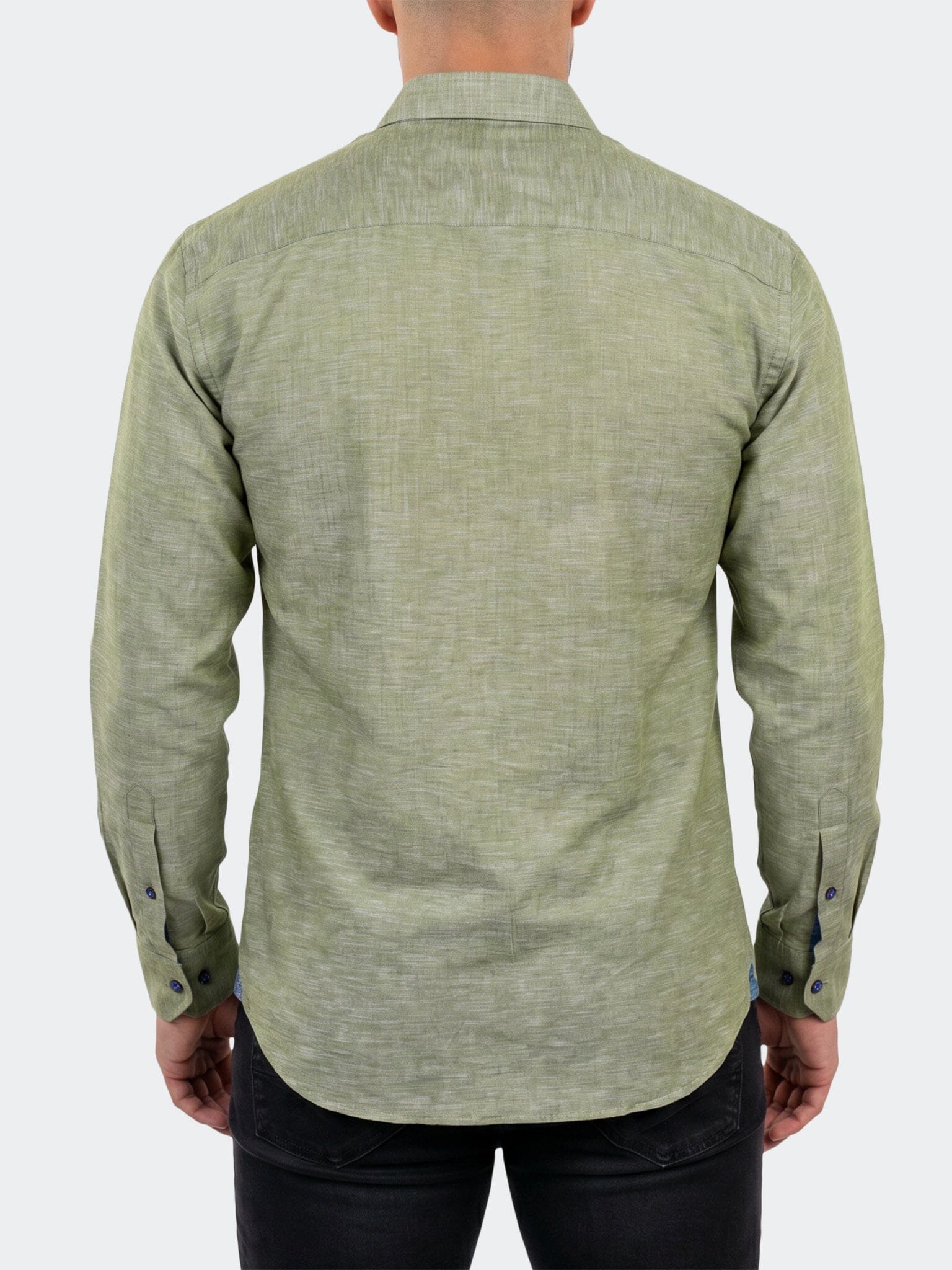 Fibonacci Dress Shirt LS Woven Unknown0101 Green