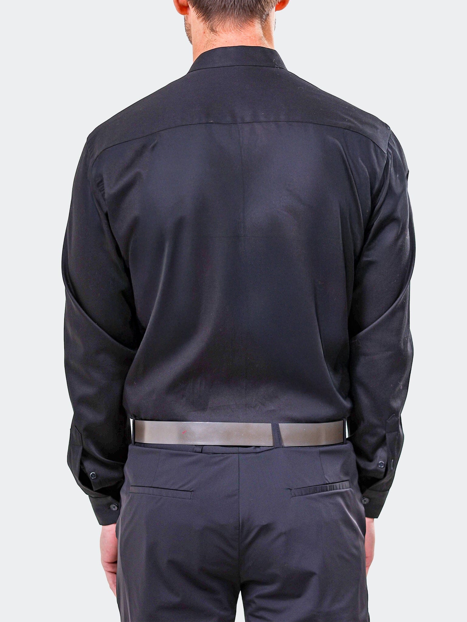 Kymono Dress Shirt LS Woven Unknown0115 Black