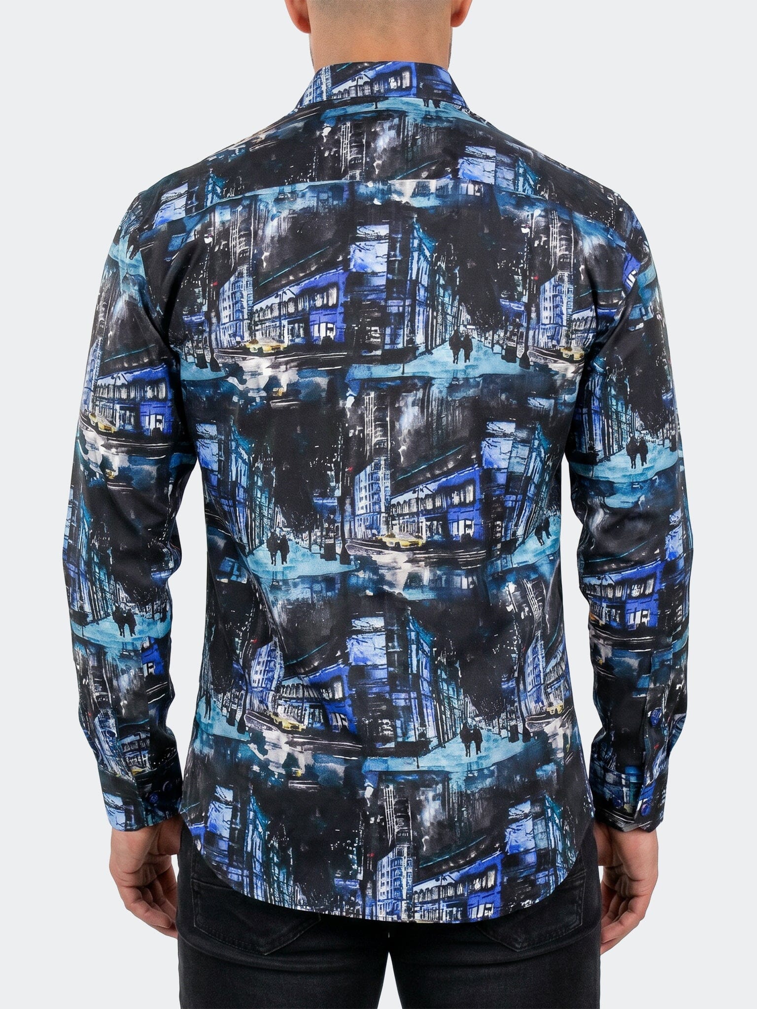 Fibonacci Dress Shirt LS Woven Unknown0230 Black