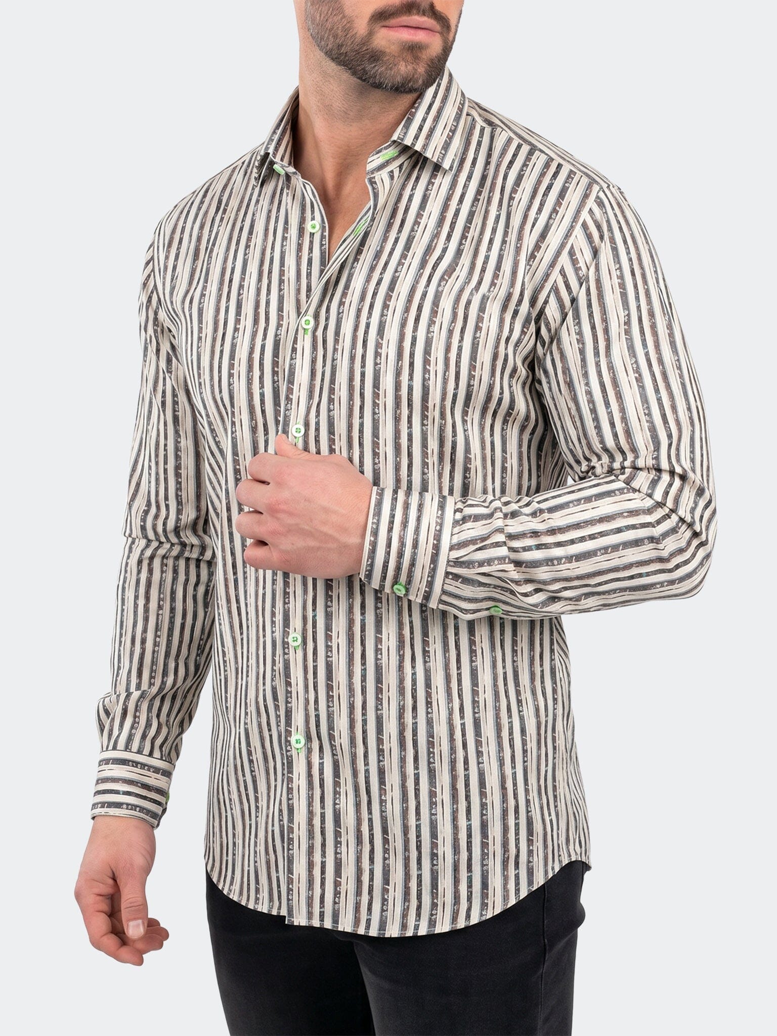Fibonacci Dress Shirt LS Woven Unknown0257 Multi