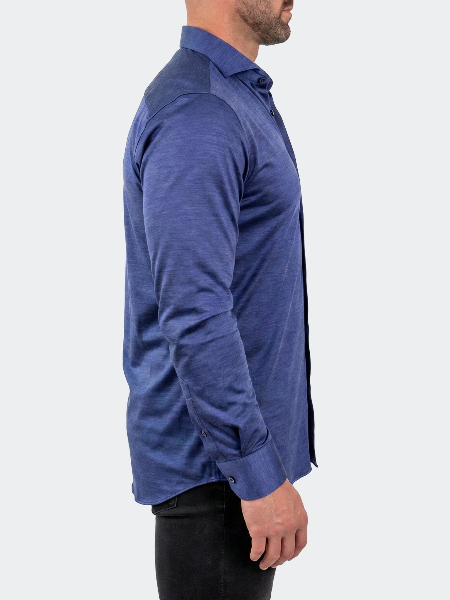 Einstein Dress Shirt LS Stretch Unknown3020 Blue