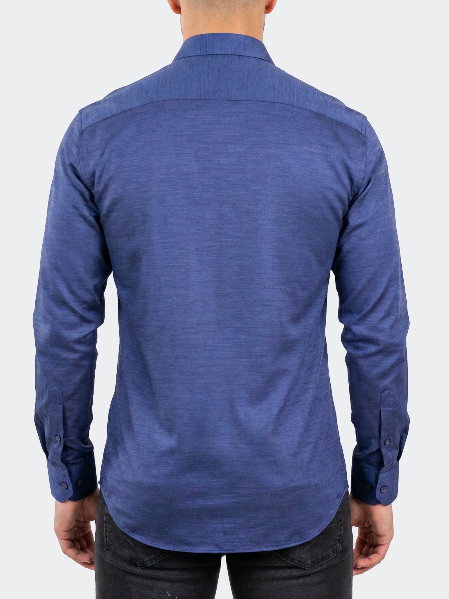 Einstein Dress Shirt LS Stretch Unknown3020 Blue