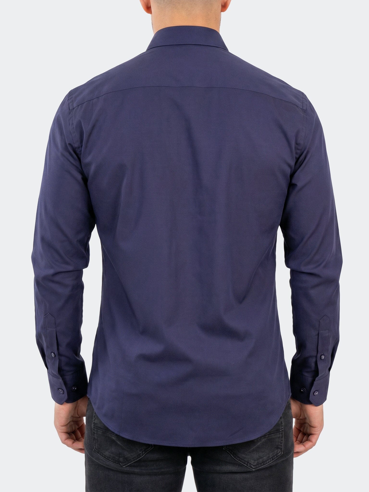 Einstein Dress Shirt LS Stretch Unknown3026 Blue