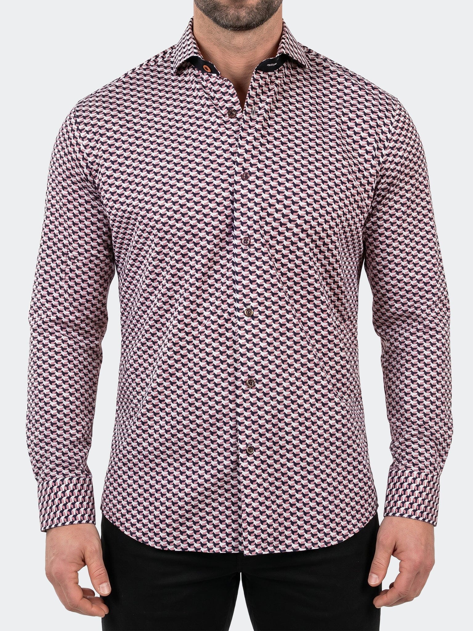 Einstein Dress Shirt LS Stretch Unknown3036 White