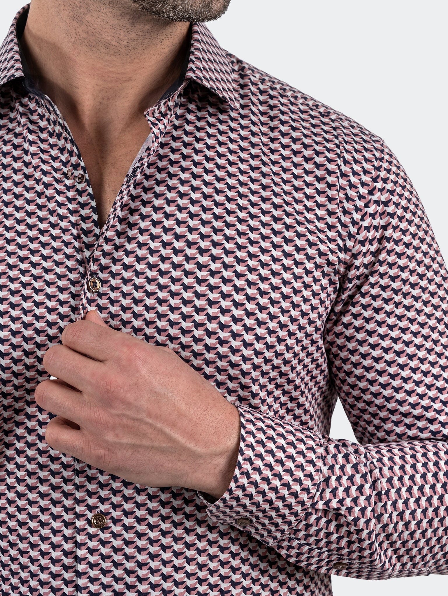 Einstein Dress Shirt LS Stretch Unknown3036 White