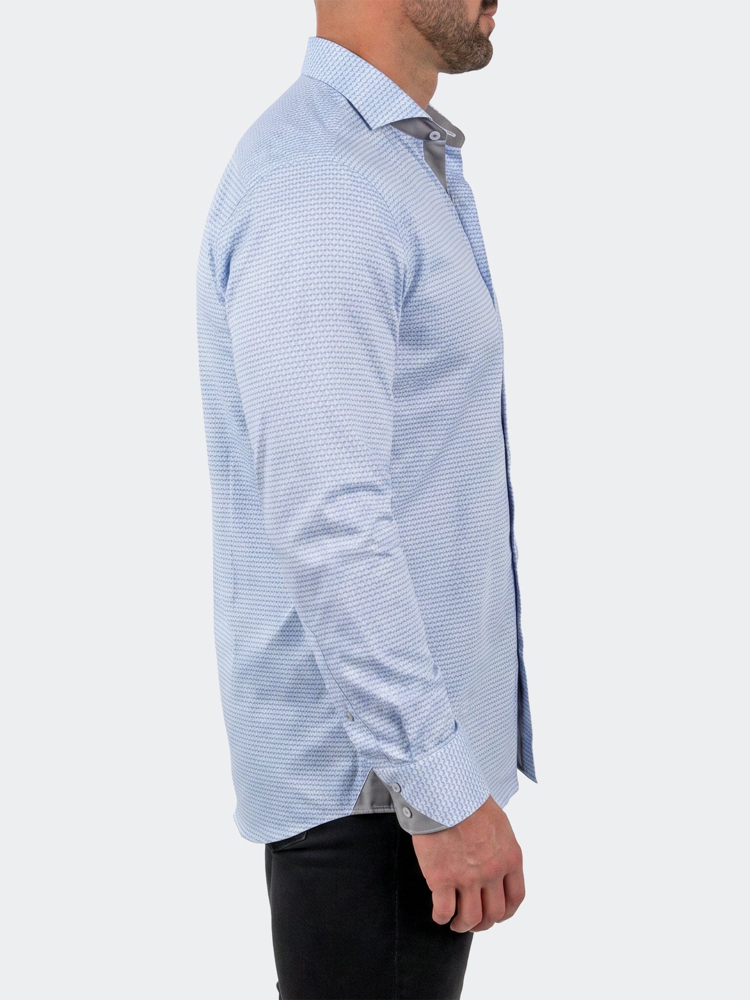 Einstein Dress Shirt LS Stretch Unknown3037 White