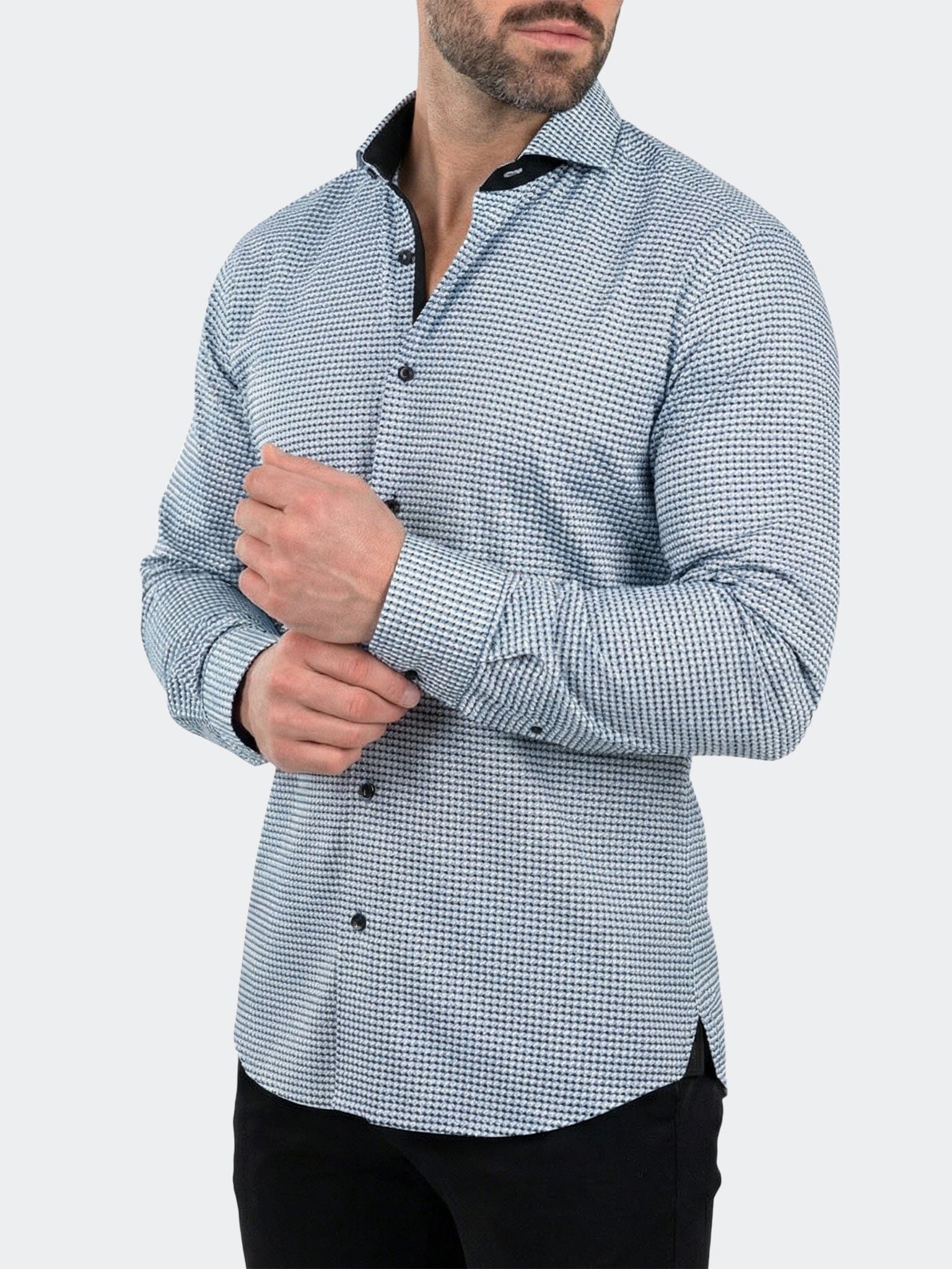 Einstein Dress Shirt LS Stretch Unknown3038 White