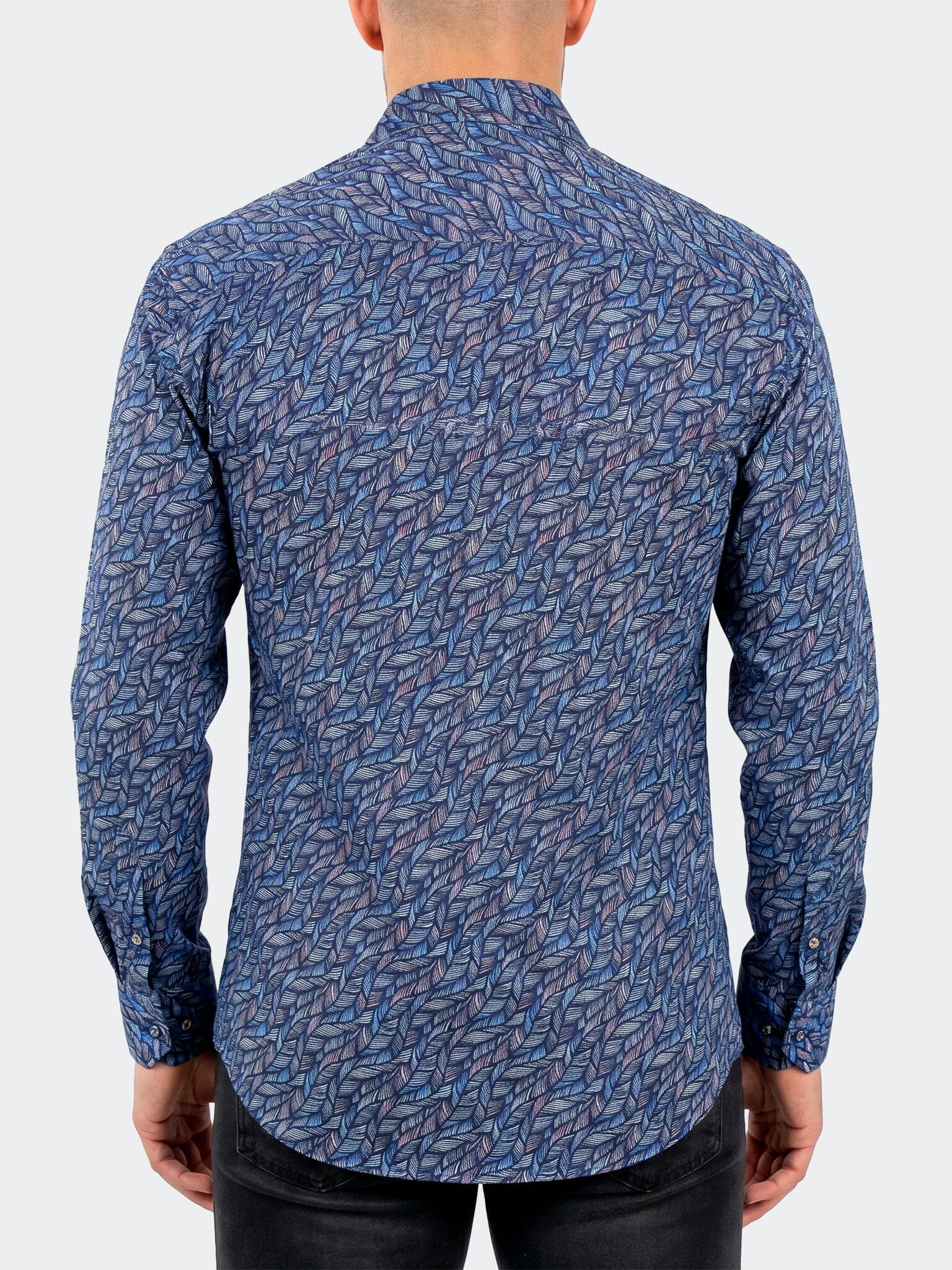 Einstein Dress Shirt LS Stretch Unknown3039 Blue