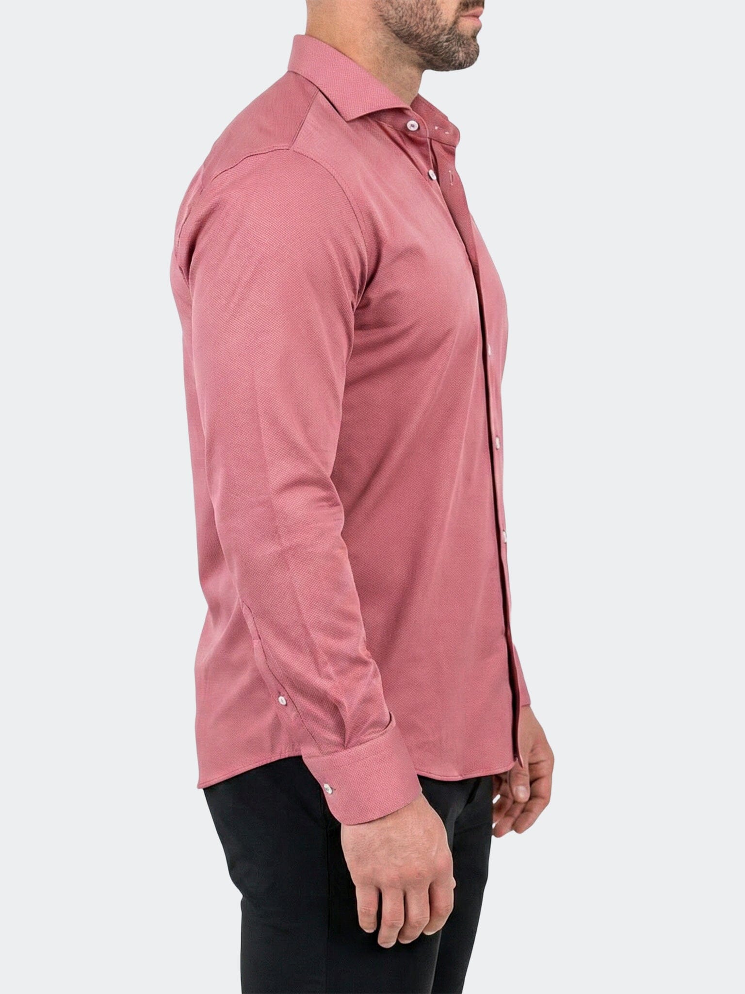 Einstein Dress Shirt LS Stretch Unknown3046 Pink