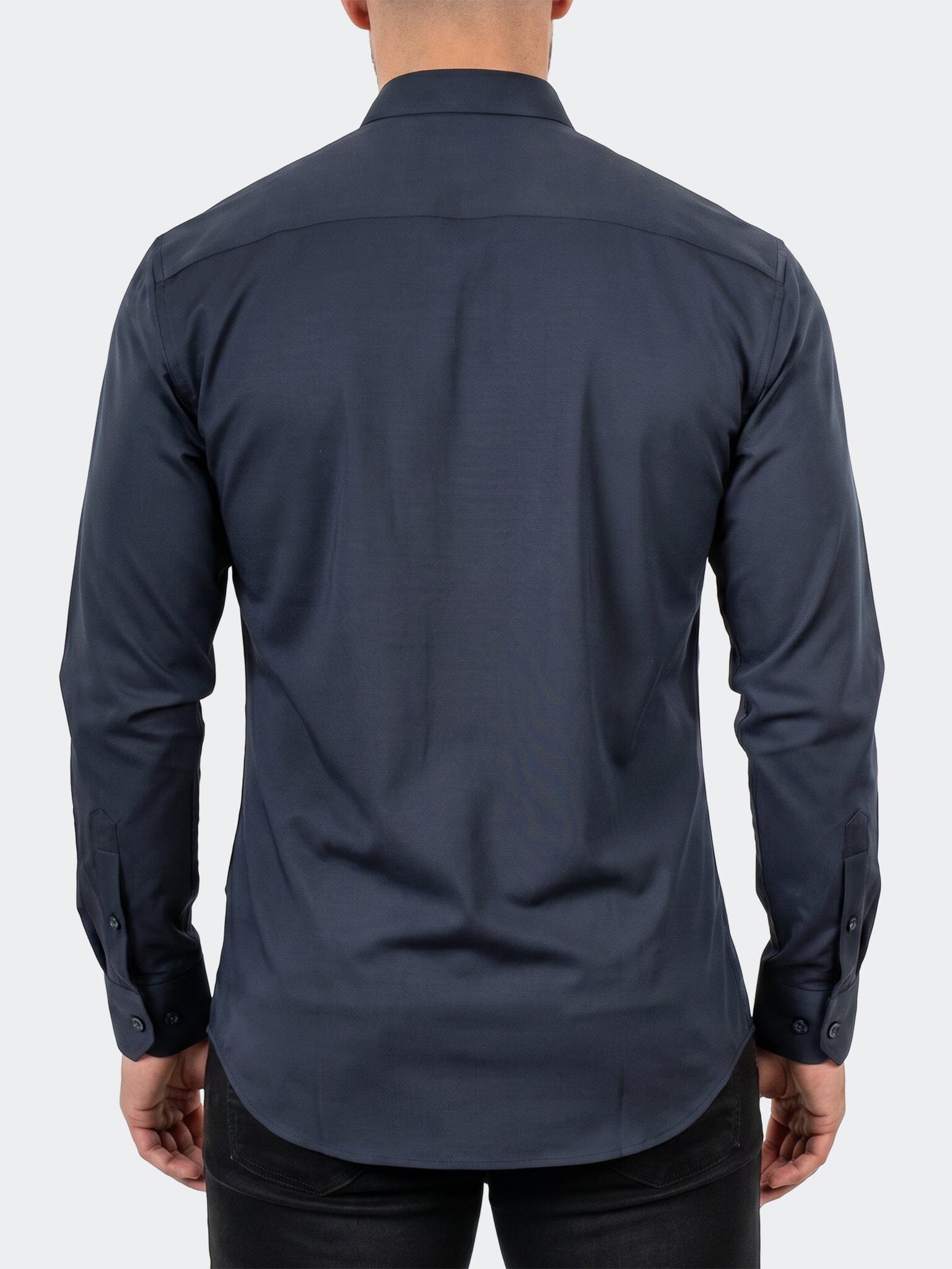 Einstein Dress Shirt LS Stretch Unknown3048 Black