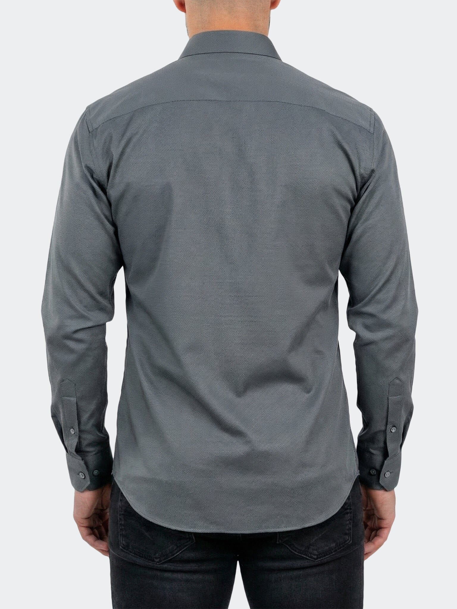 Einstein Dress Shirt LS Stretch Unknown3050 Grey