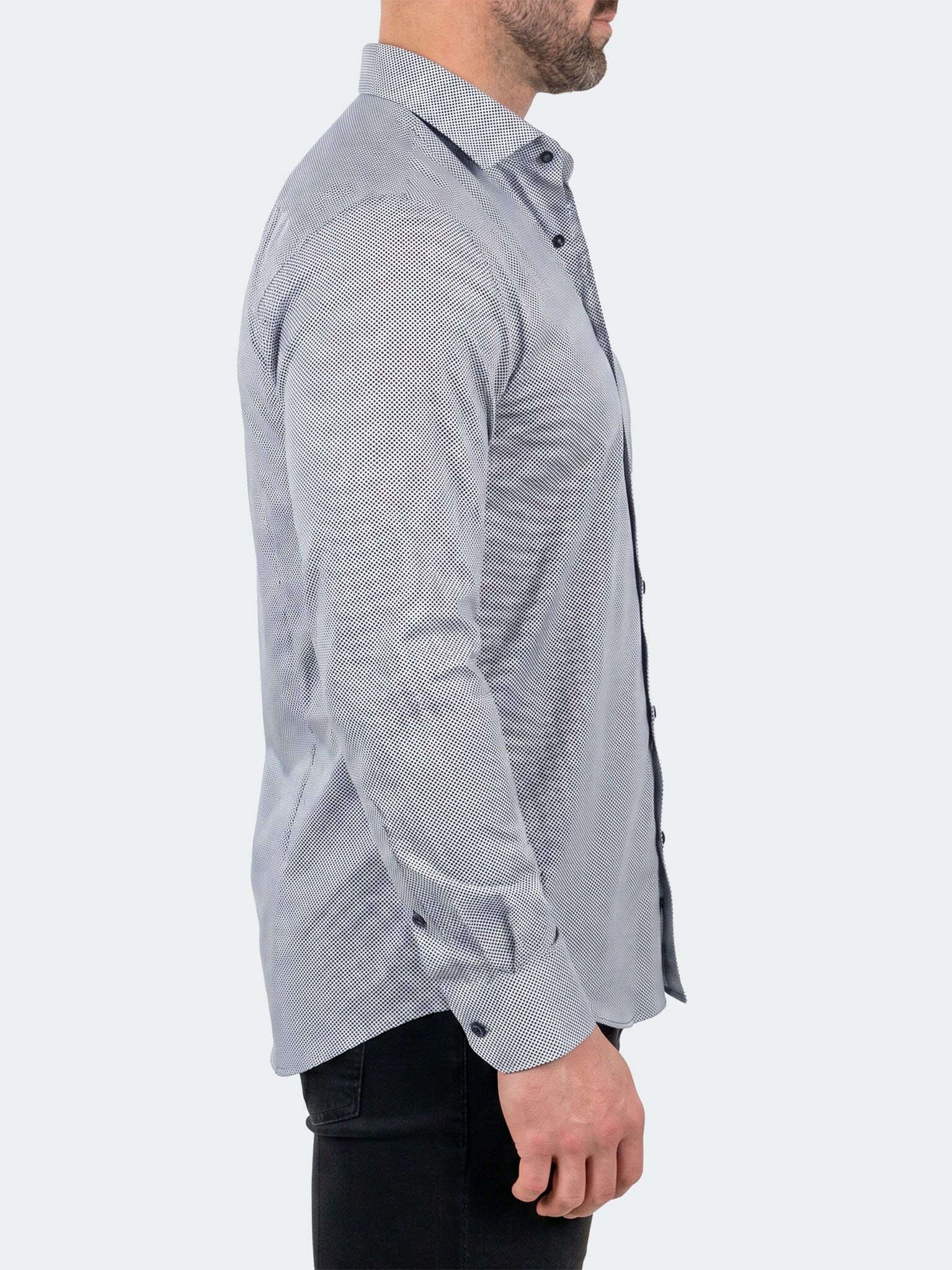 Ceremony Prince Dress Shirt LS Stretch Unknown3201 Black