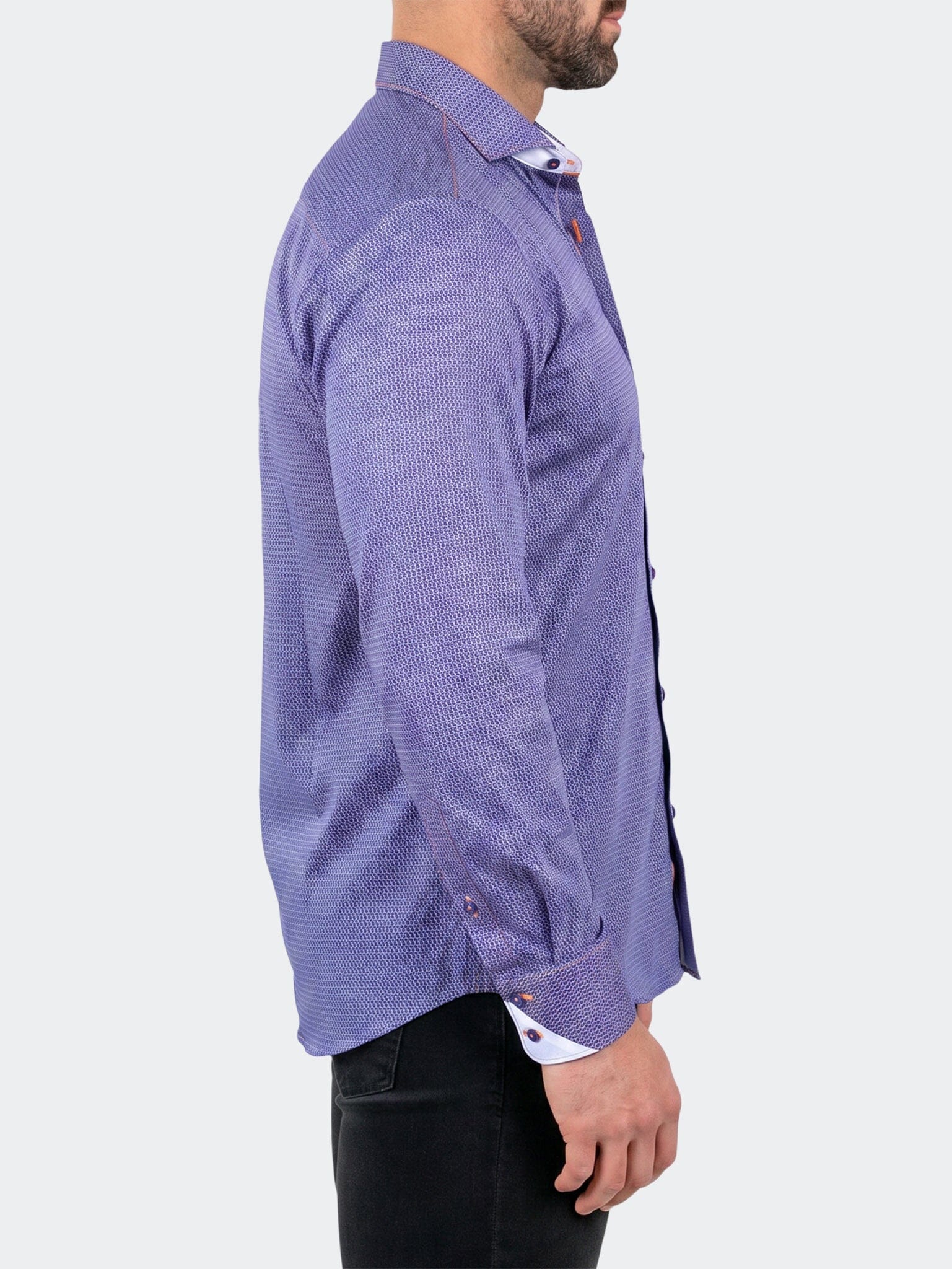 Einstein Dress Shirt LS Stretch Unknown3282 Blue