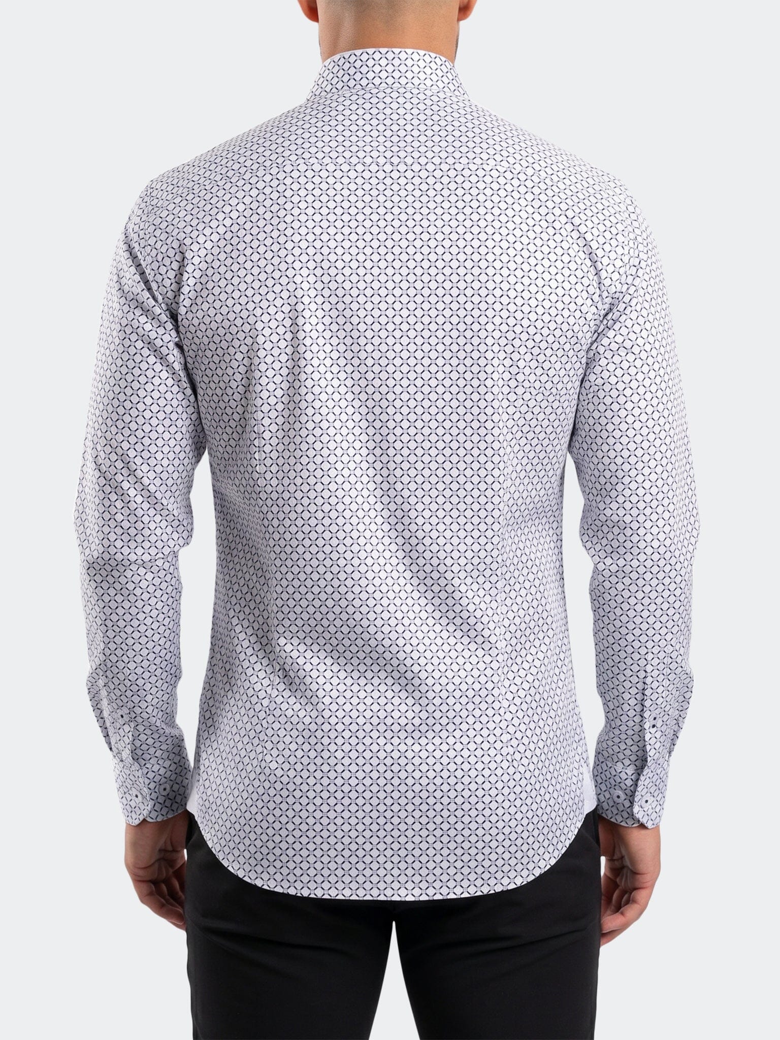 Einstein Dress Shirt LS Stretch Unknown3296 White