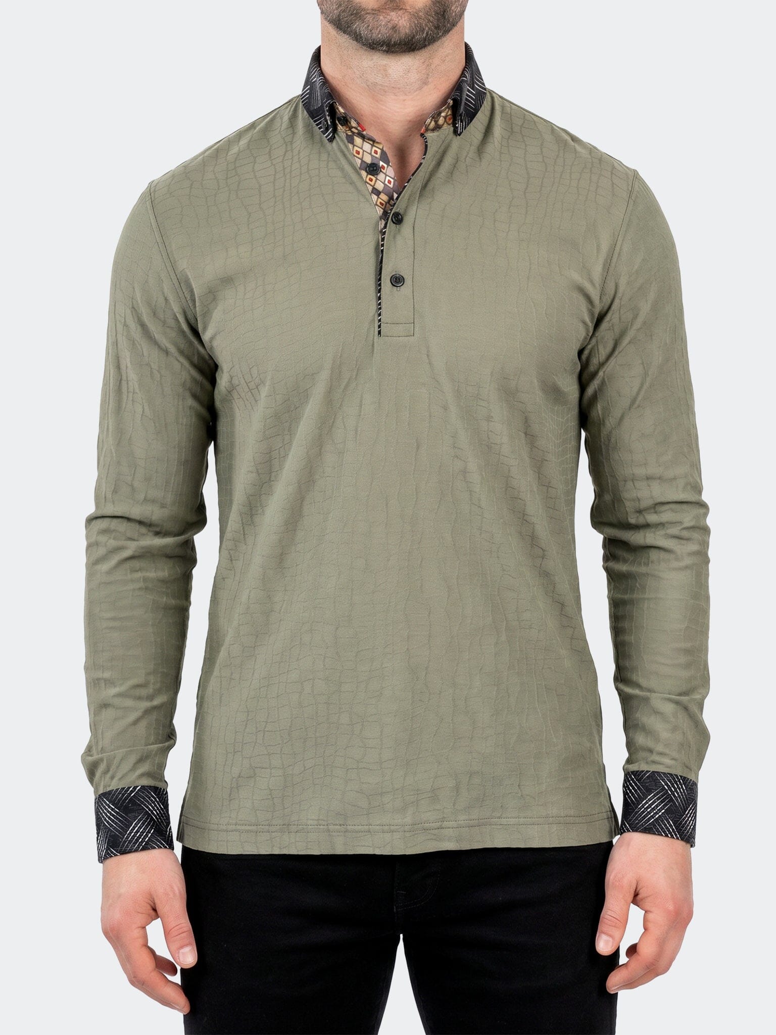 Polo KnitNewton Unknown008 Grey
