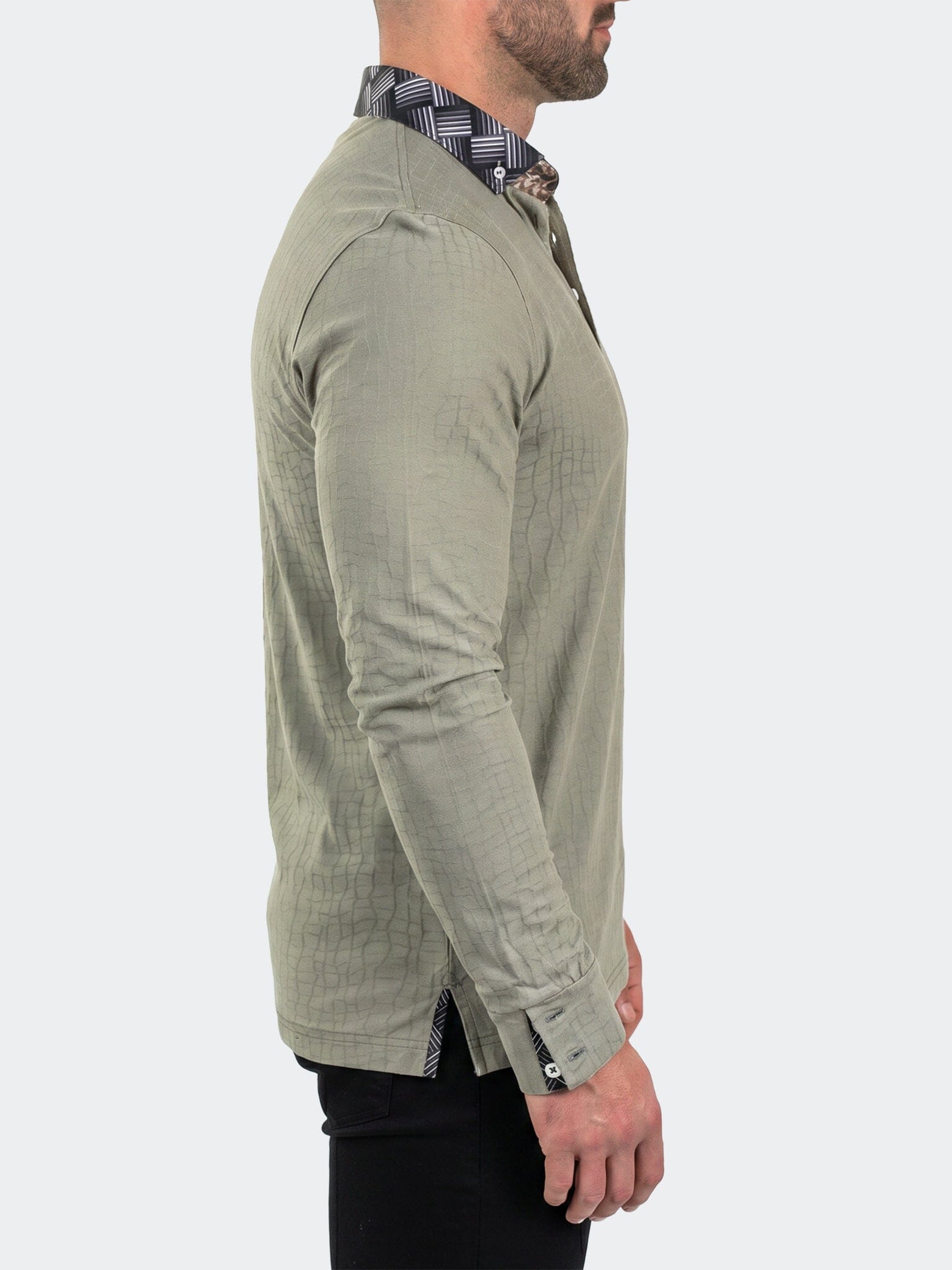 Polo KnitNewton Unknown008 Grey