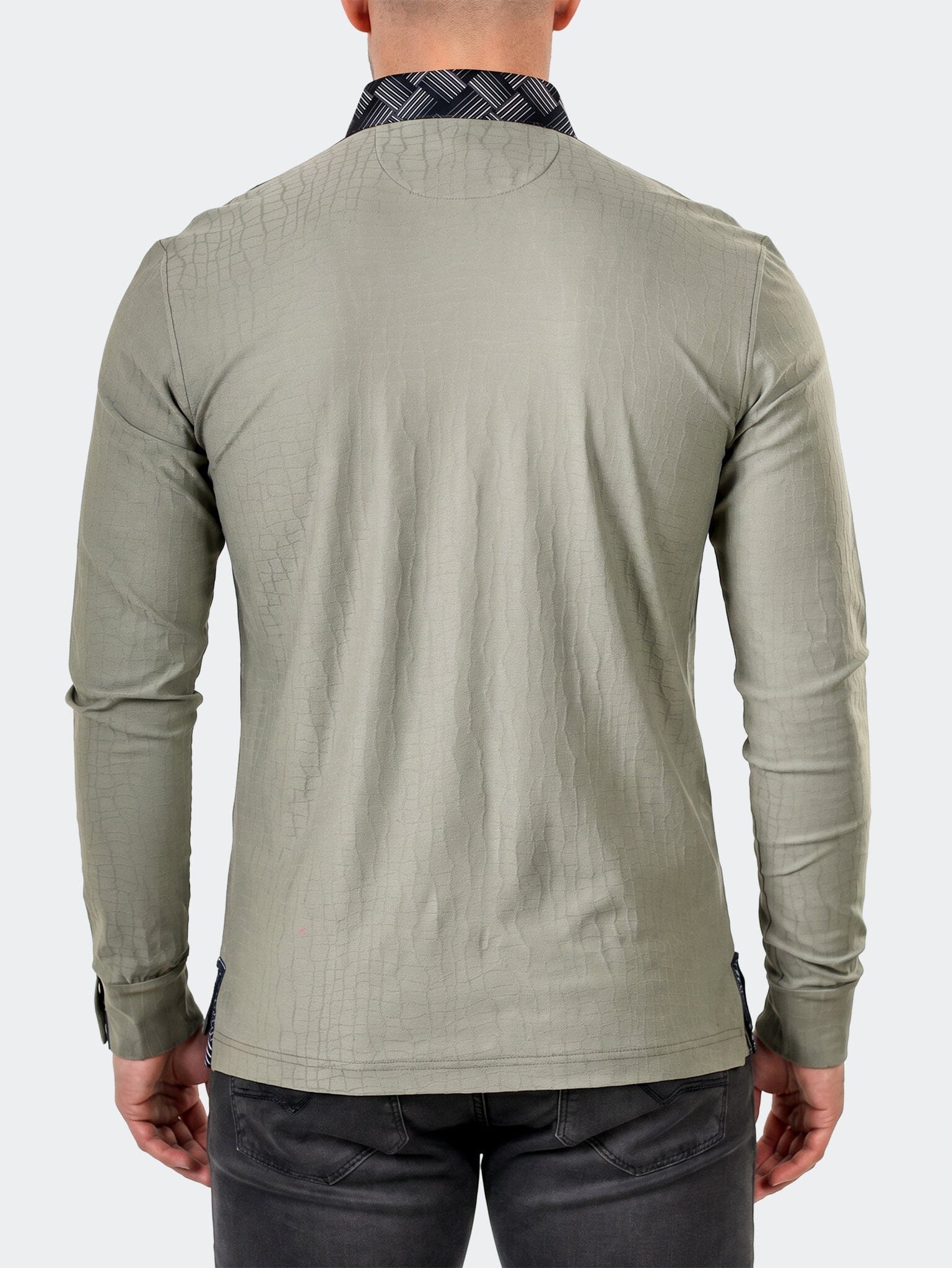 Polo KnitNewton Unknown008 Grey