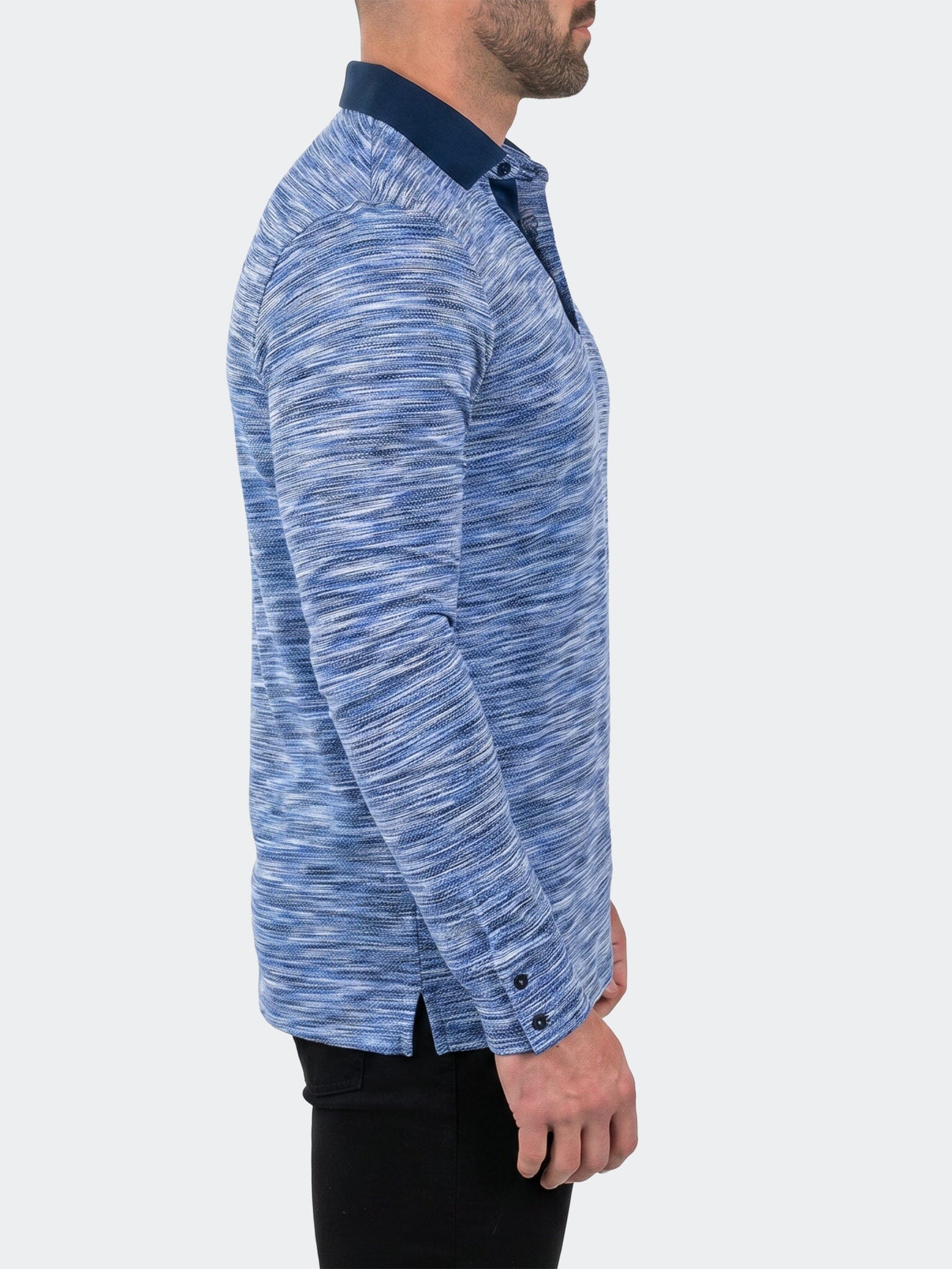 Polo SS Knitted Unknown 0010 Blue