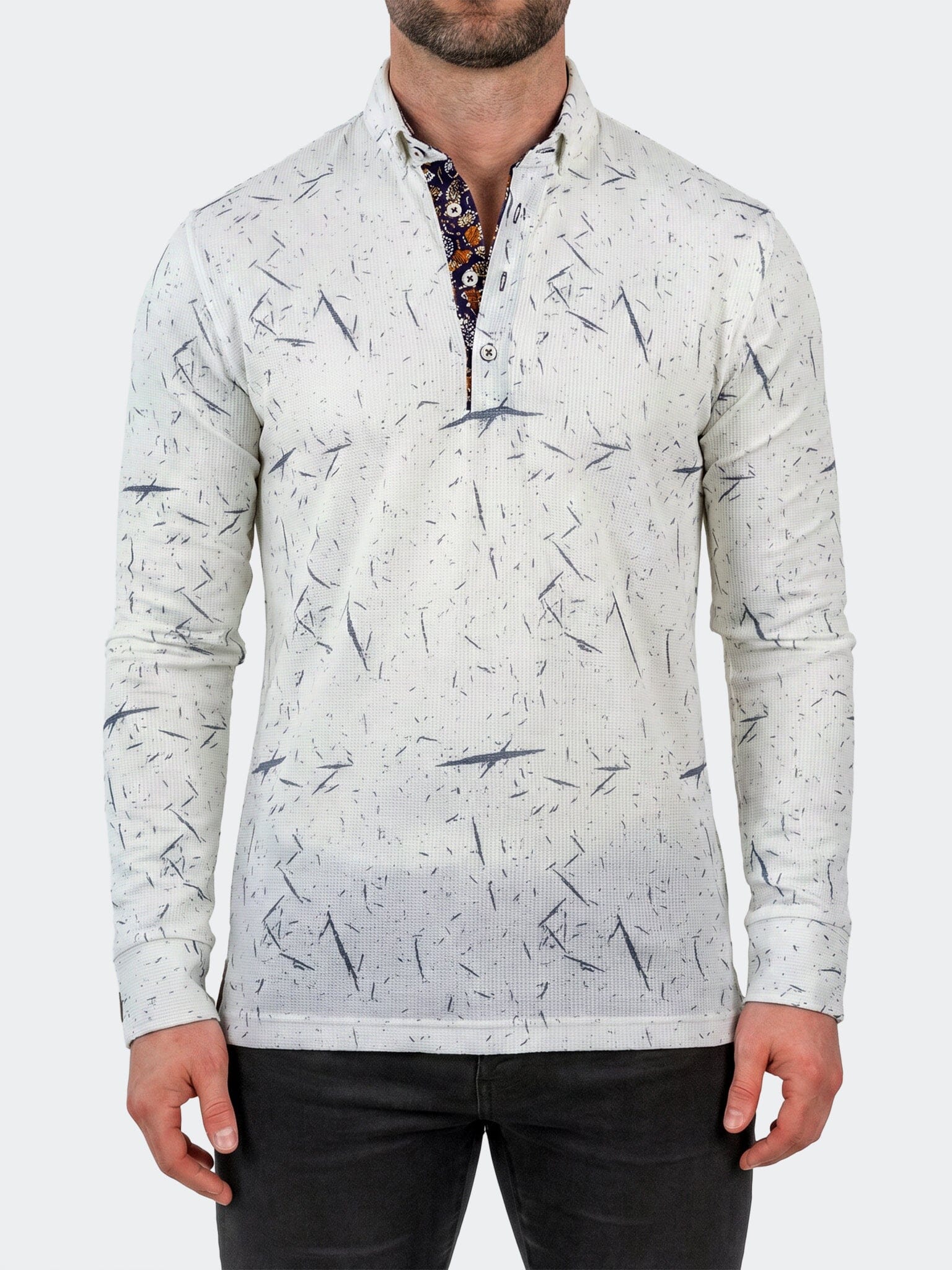 Polo KnitAnima Unknown012 Grey