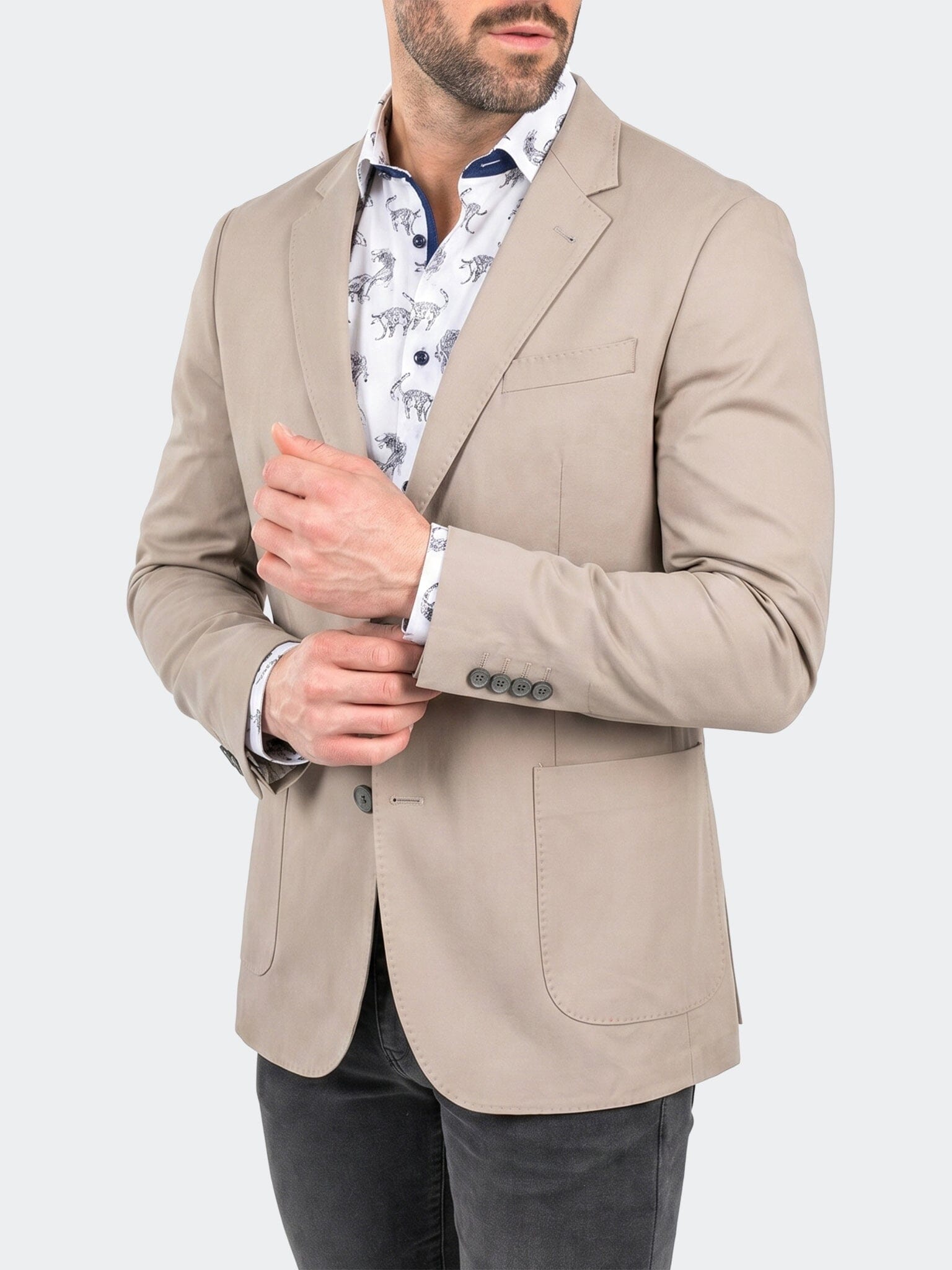 Descartes Blazer Unconstructed Unknown 0012 Beige