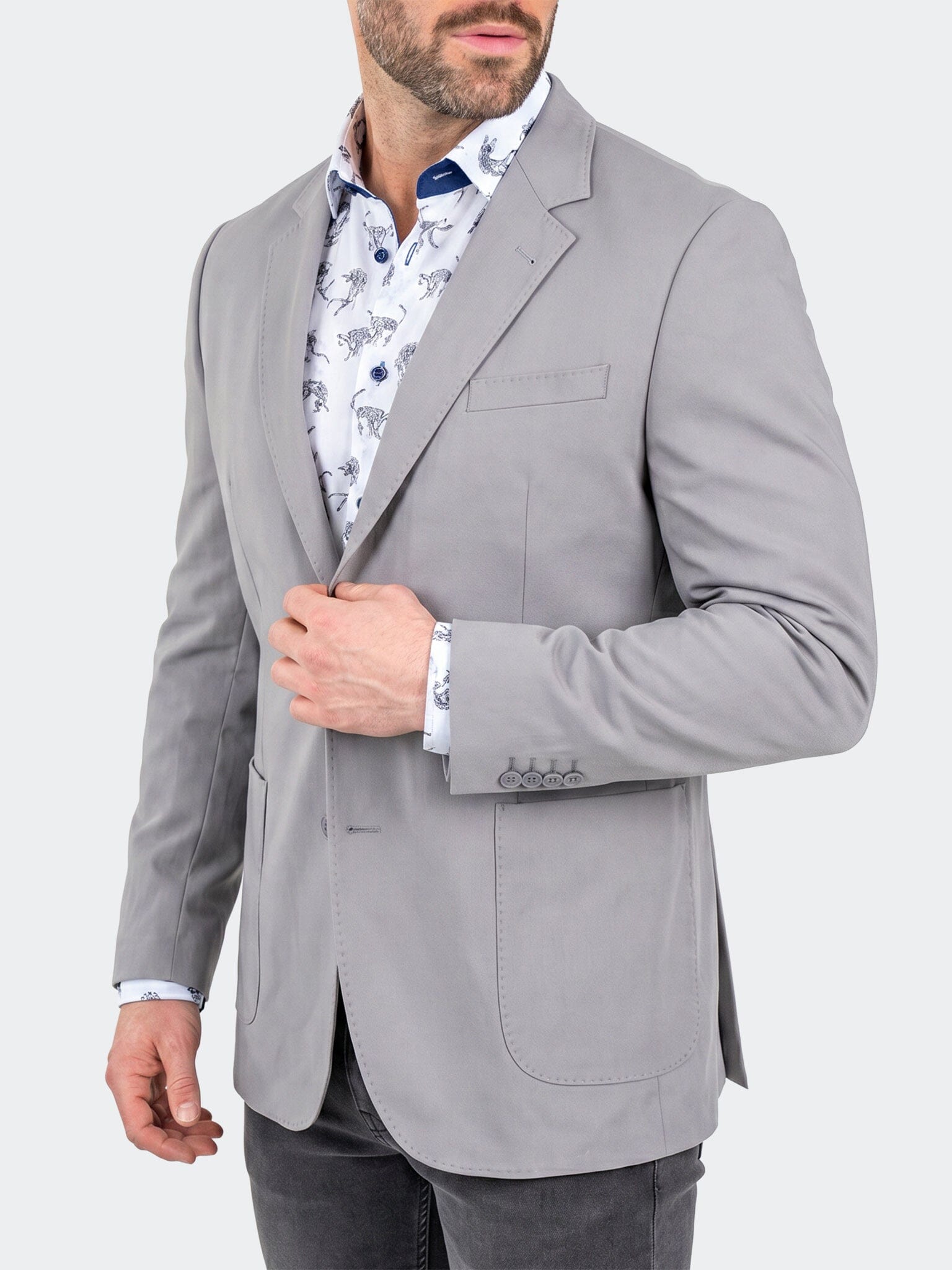 Descartes Blazer Unconstructed Unknown 0015 Grey