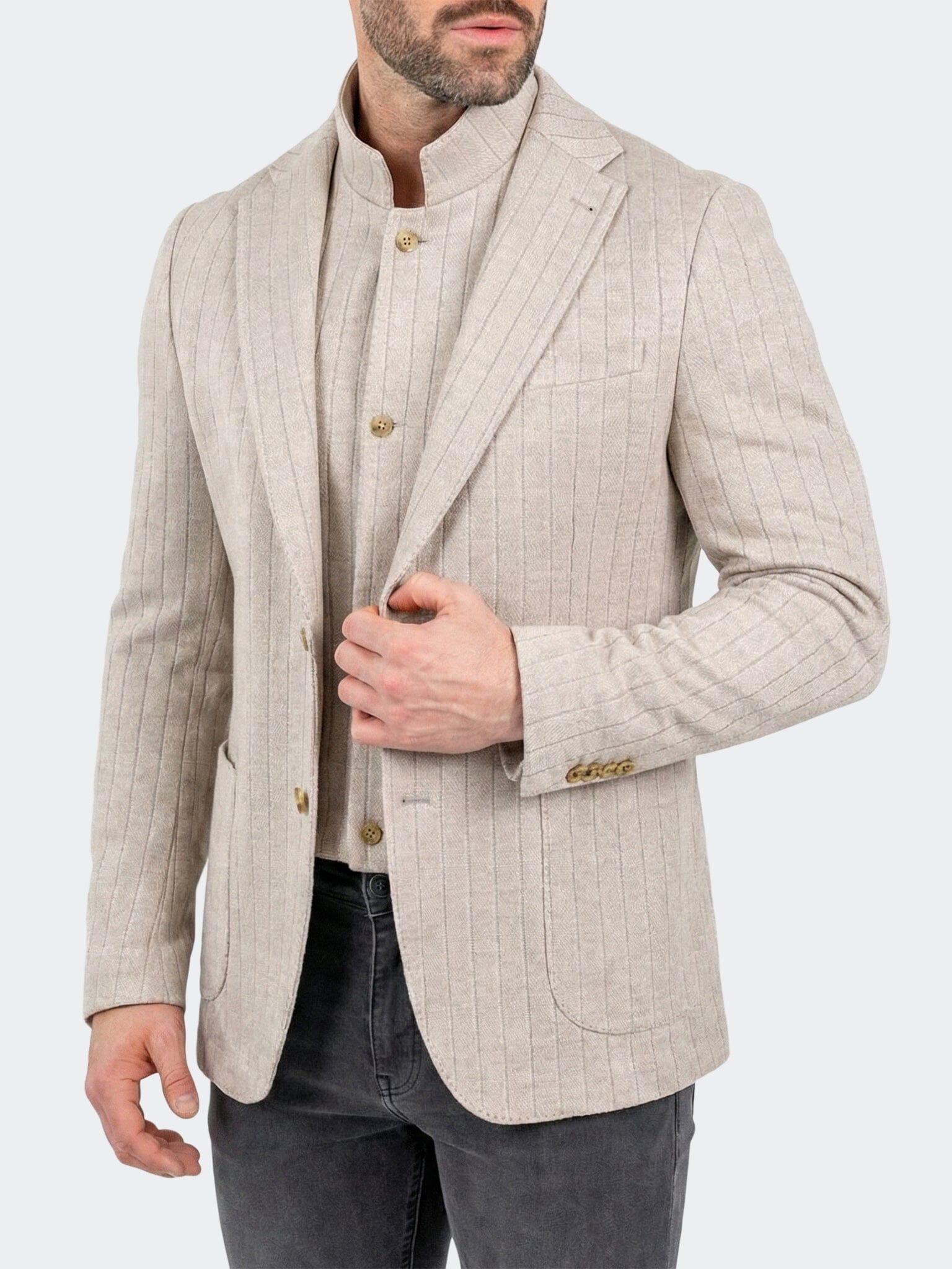 Socrate Blazer Constructed Unknown 0054 White
