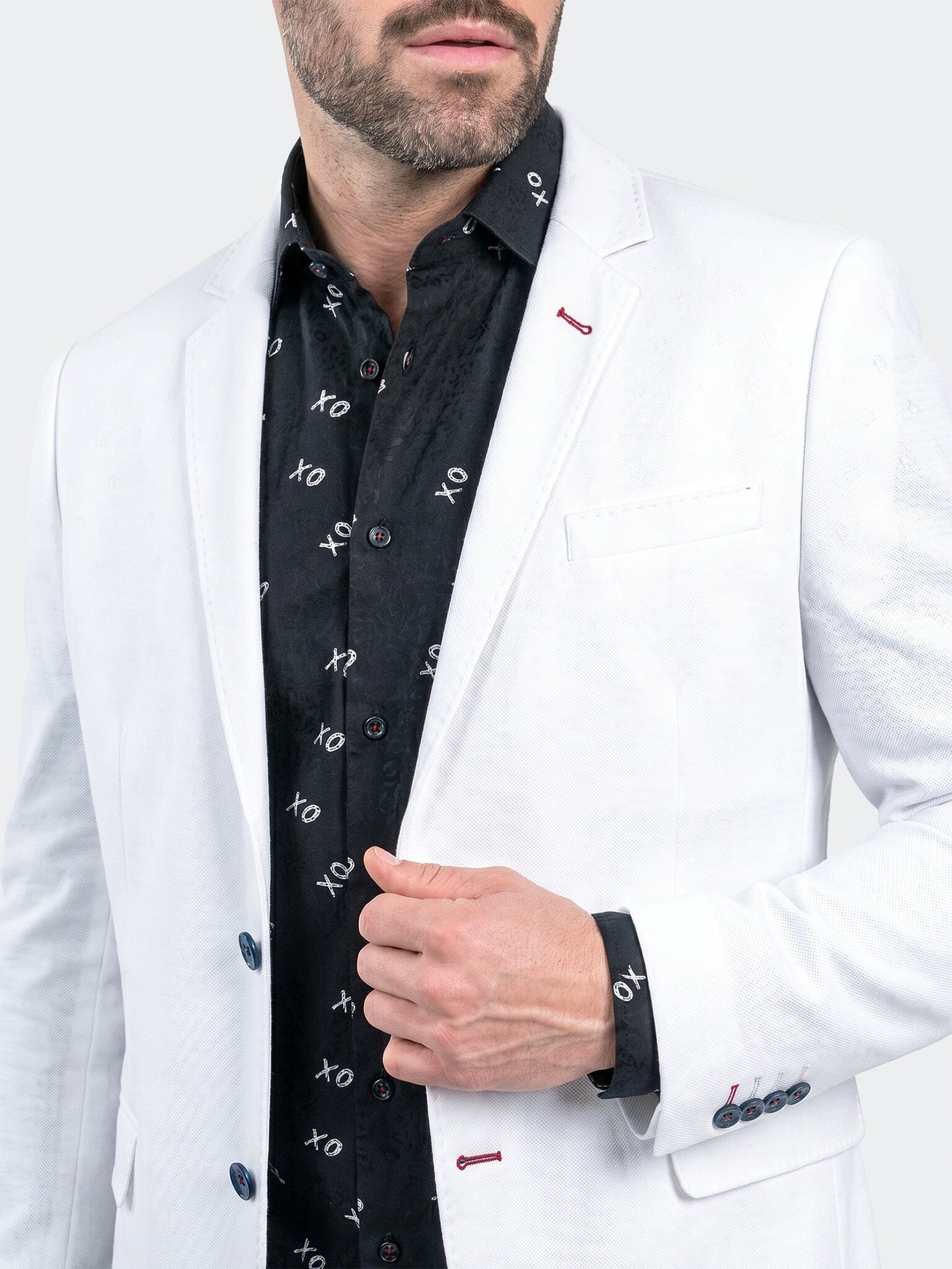 Socrate Blazer Constructed Unknown 0073 White