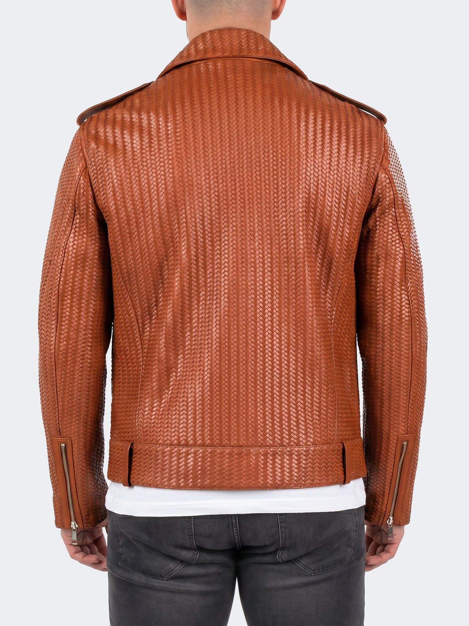 Jacket Leather UnknownEighteen Brown