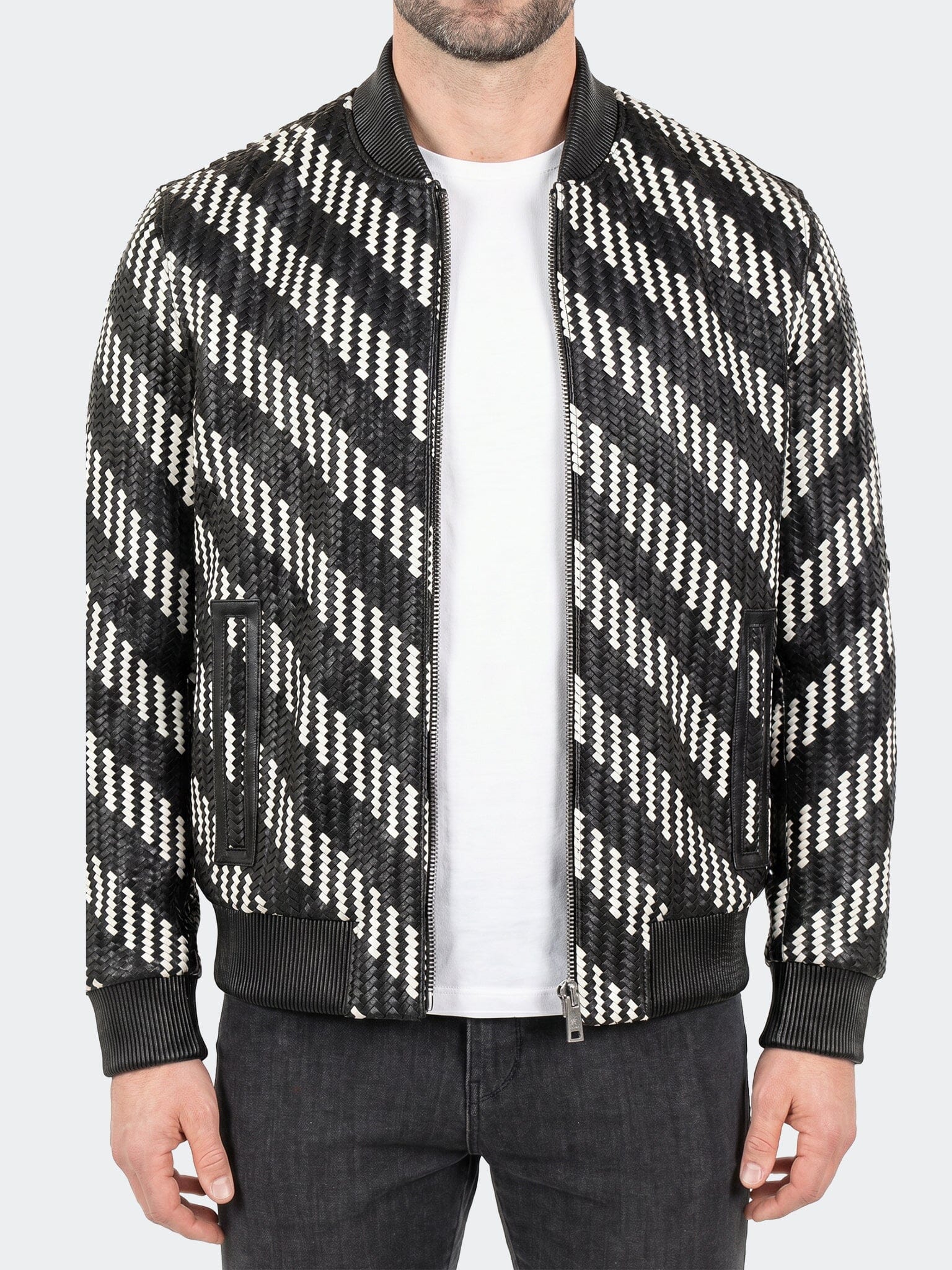 Jacket Leather UnknownEleven Grey