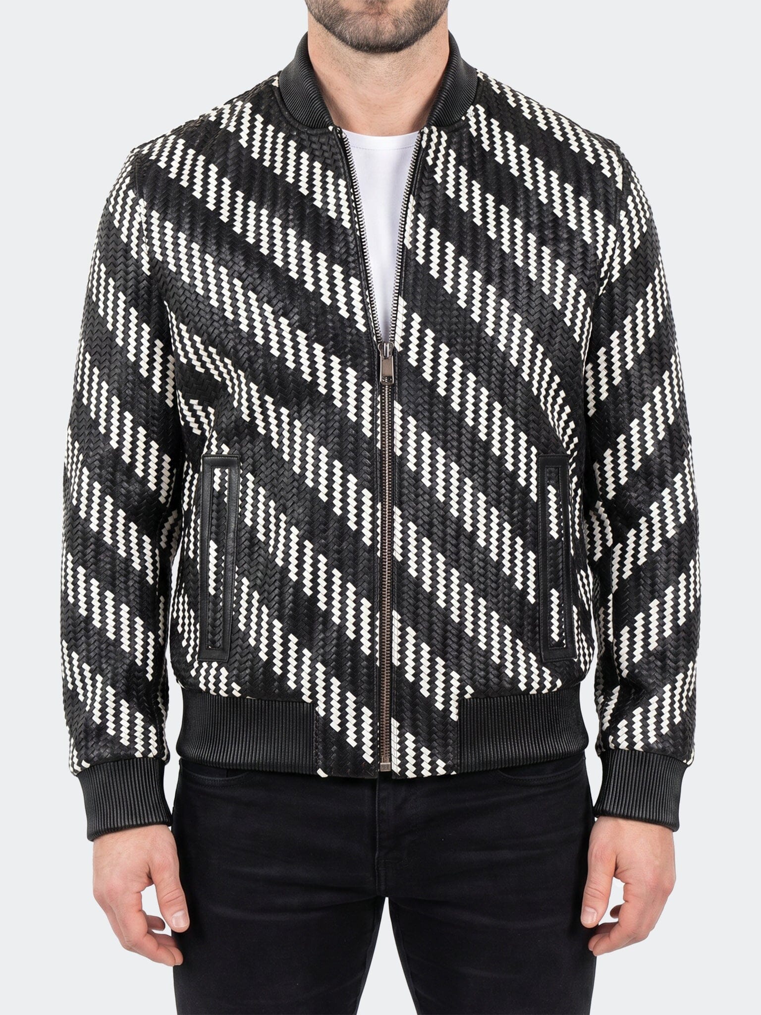 Jacket Leather UnknownEleven Grey